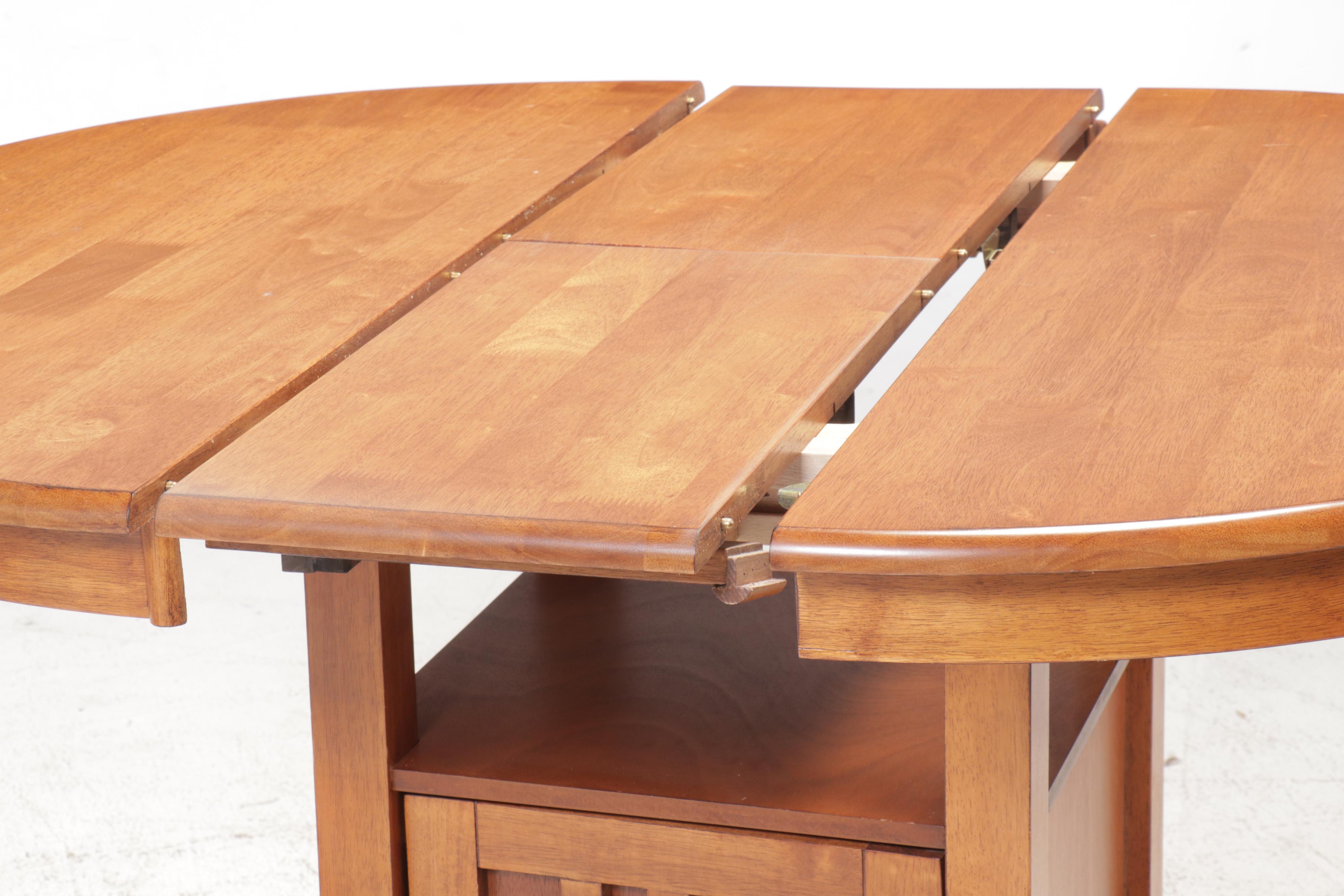 Mission Style Five-Piece Hightop Dining Set, 2009