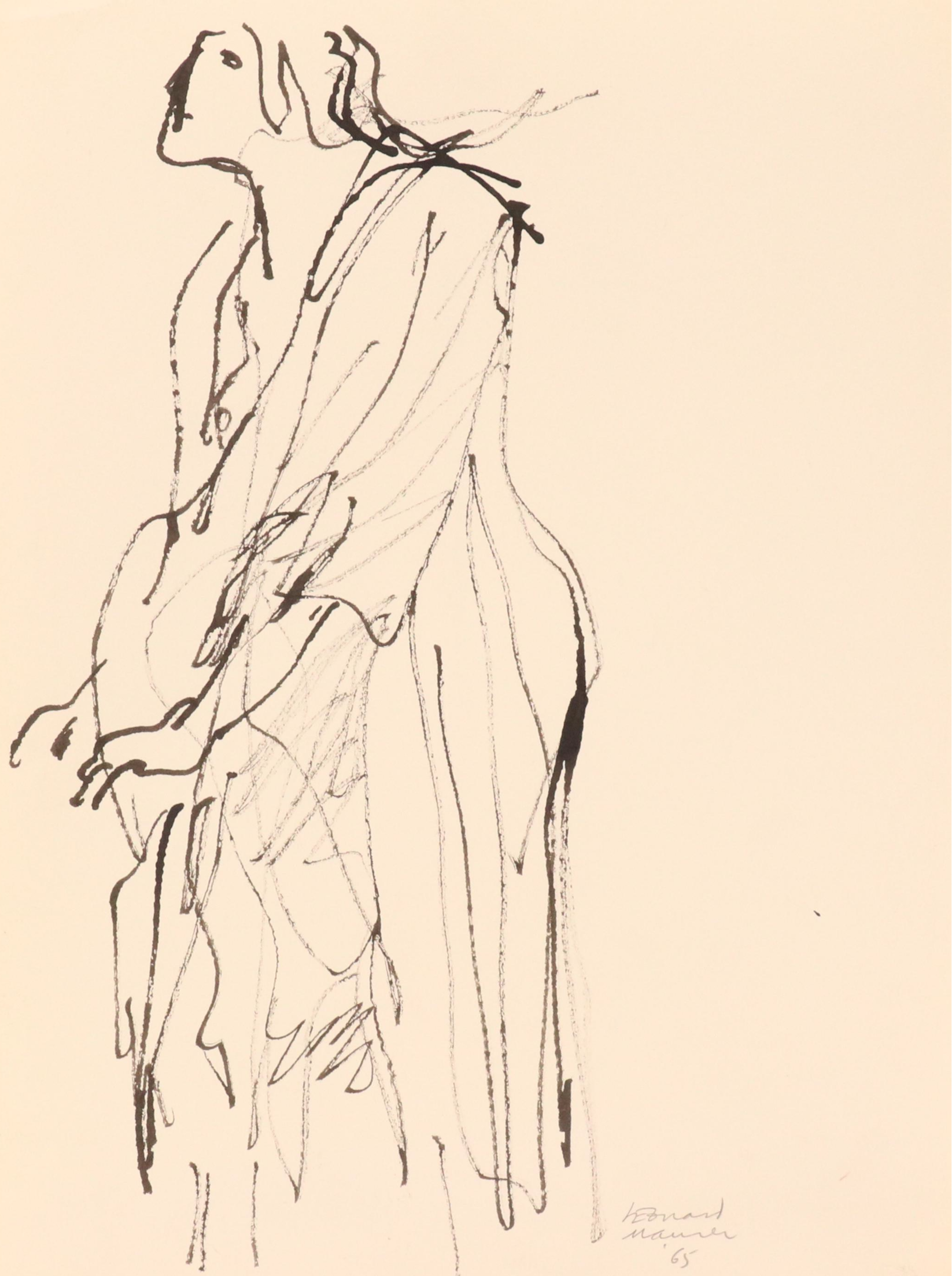 Leonard Maurer Stone Lithographs of Stylized Beast and More, 1963-1973