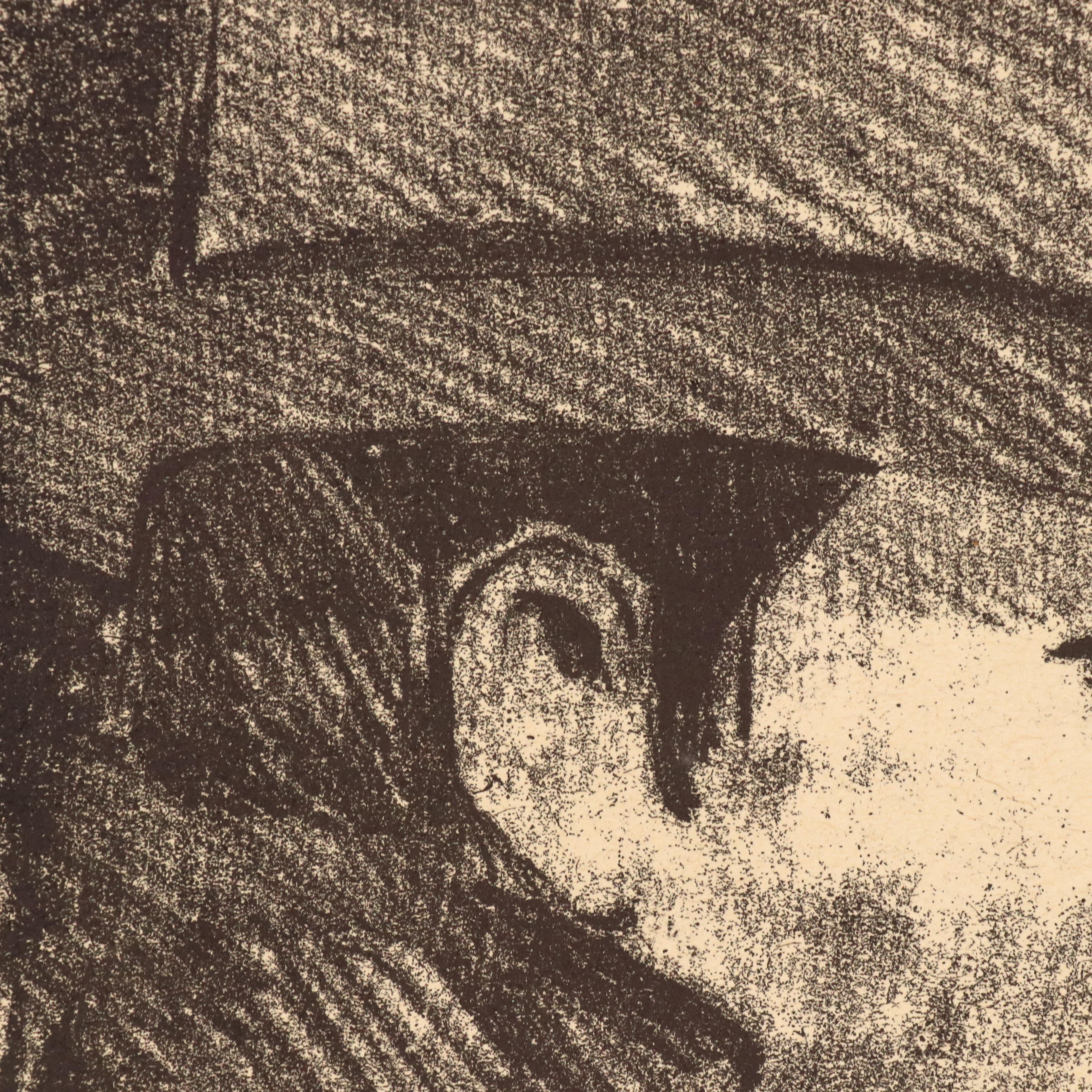 Leonard Maurer Stone Lithographs of Stylized Beast and More, 1963-1973