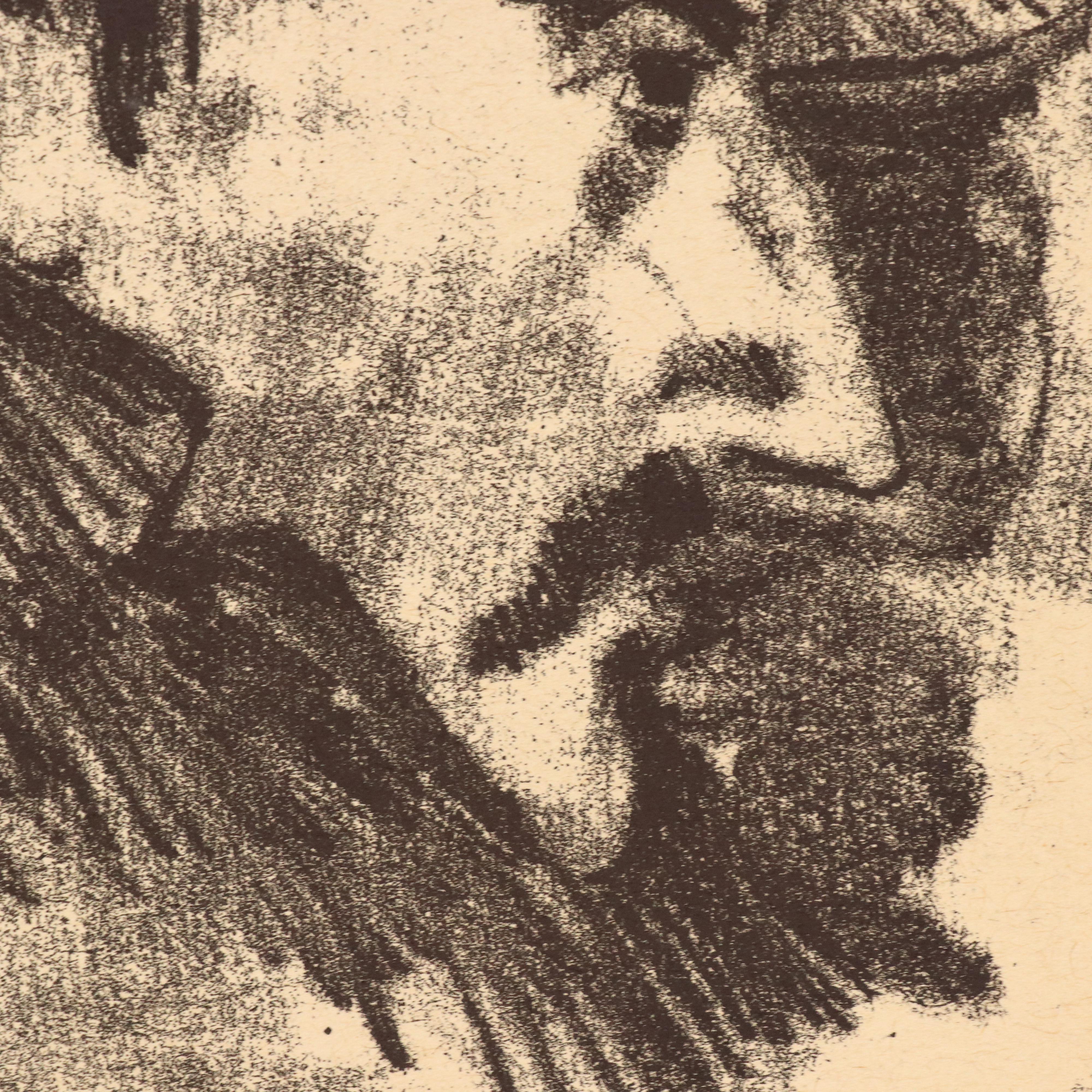 Leonard Maurer Stone Lithographs of Stylized Beast and More, 1963-1973