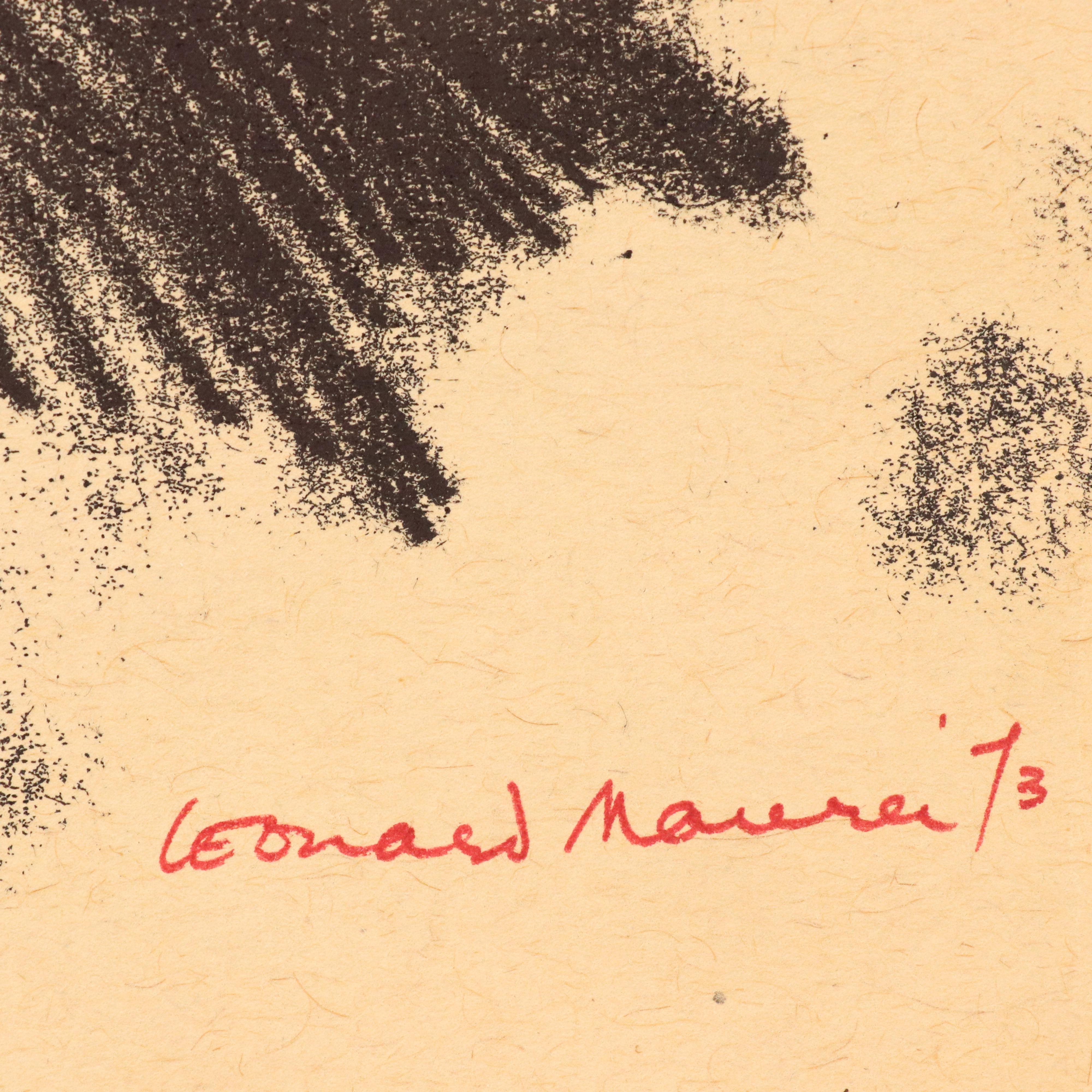 Leonard Maurer Stone Lithographs of Stylized Beast and More, 1963-1973