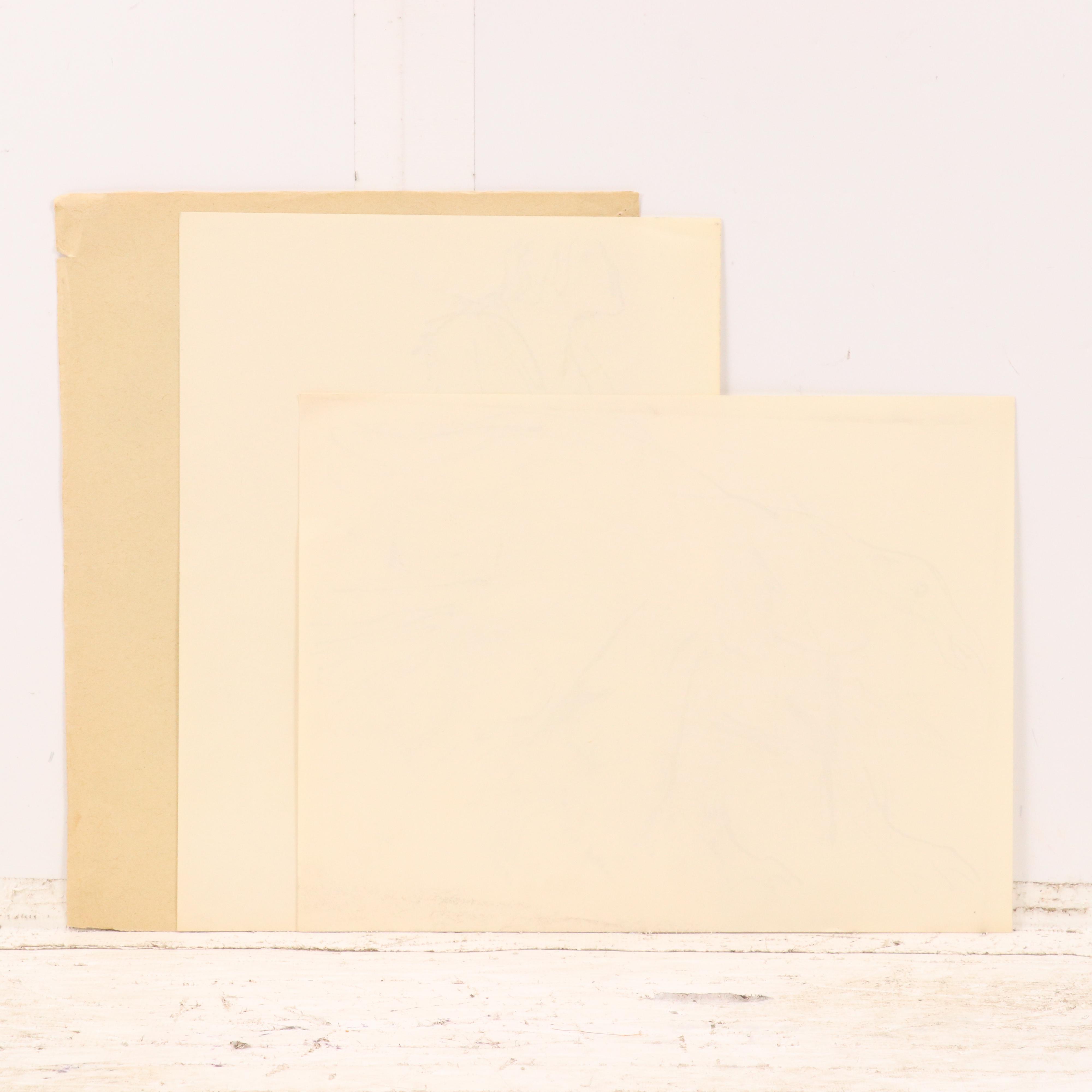 Leonard Maurer Stone Lithographs of Stylized Beast and More, 1963-1973