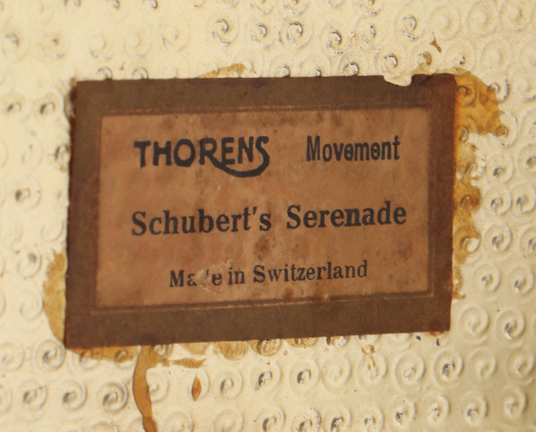 Thorens Cast Metal Piano Music Box with Other Wood Pianos and Toy Violin