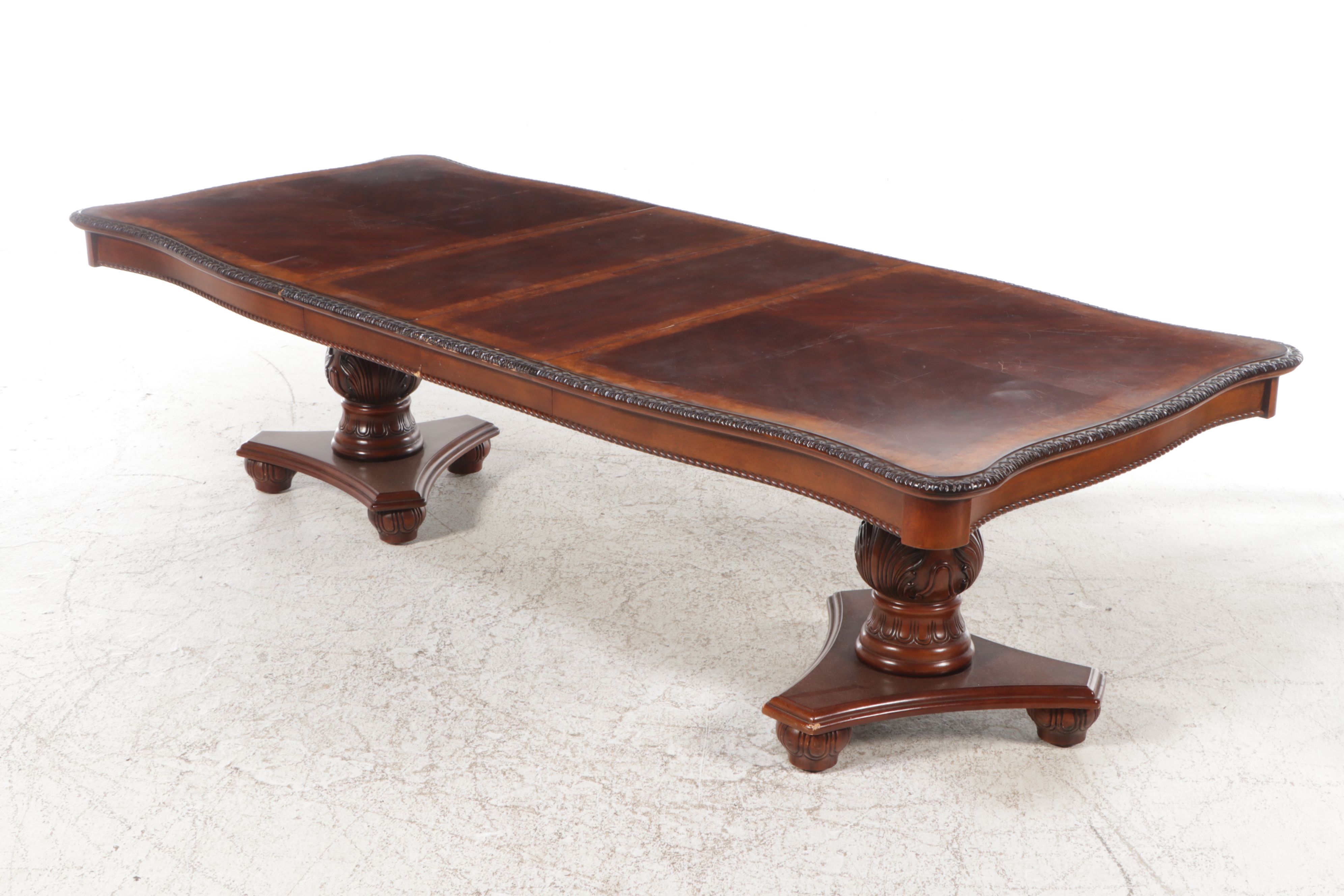 Omexey Limited Mahogany Finished Nine-Piece Dining Set