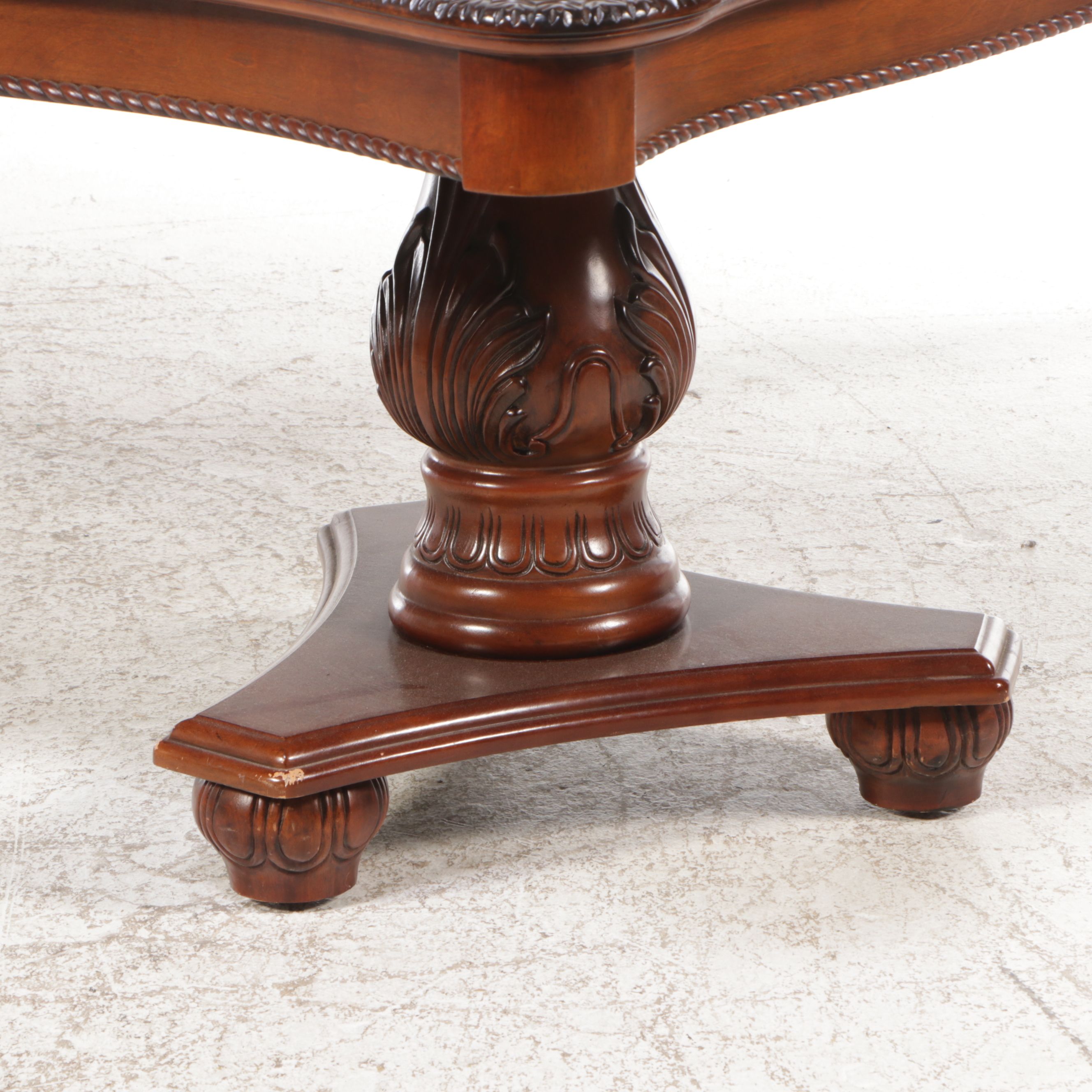 Omexey Limited Mahogany Finished Nine-Piece Dining Set