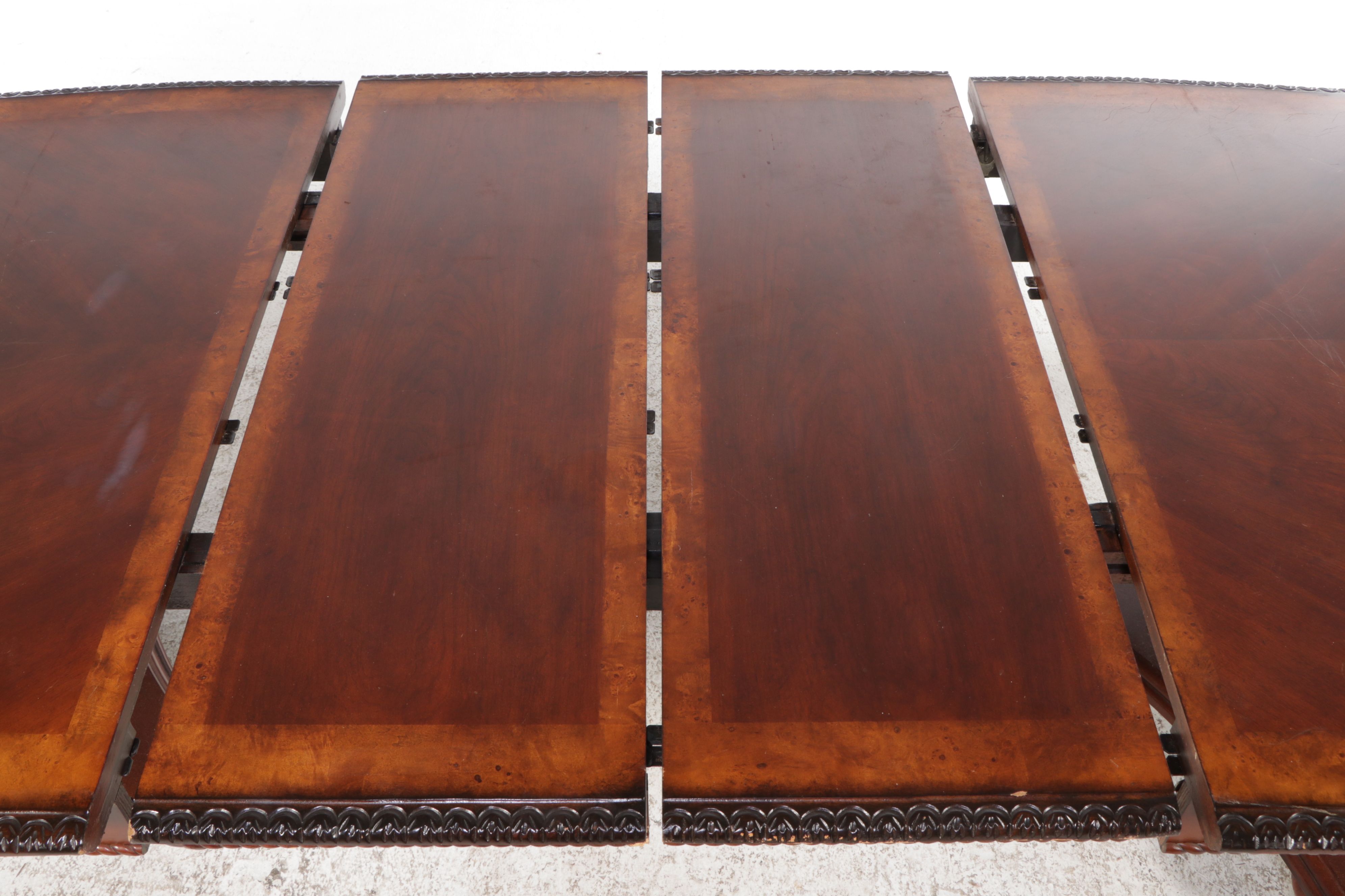 Omexey Limited Mahogany Finished Nine-Piece Dining Set