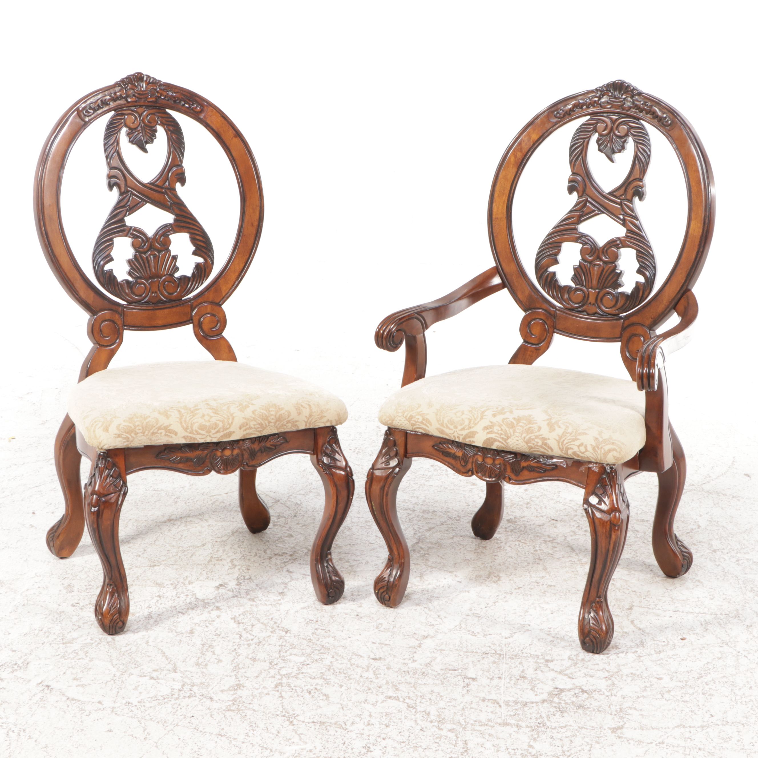 Omexey Limited Mahogany Finished Nine-Piece Dining Set