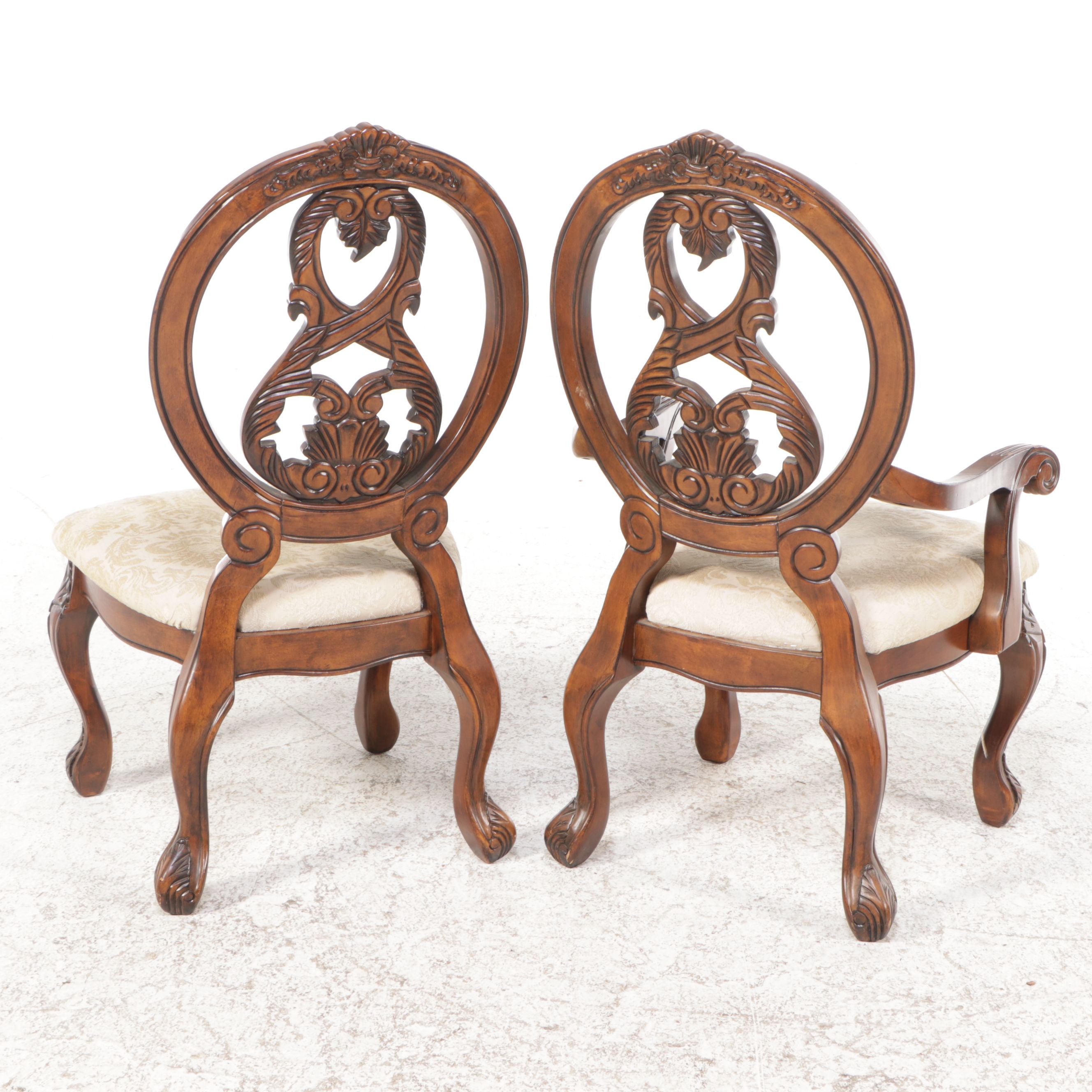 Omexey Limited Mahogany Finished Nine-Piece Dining Set