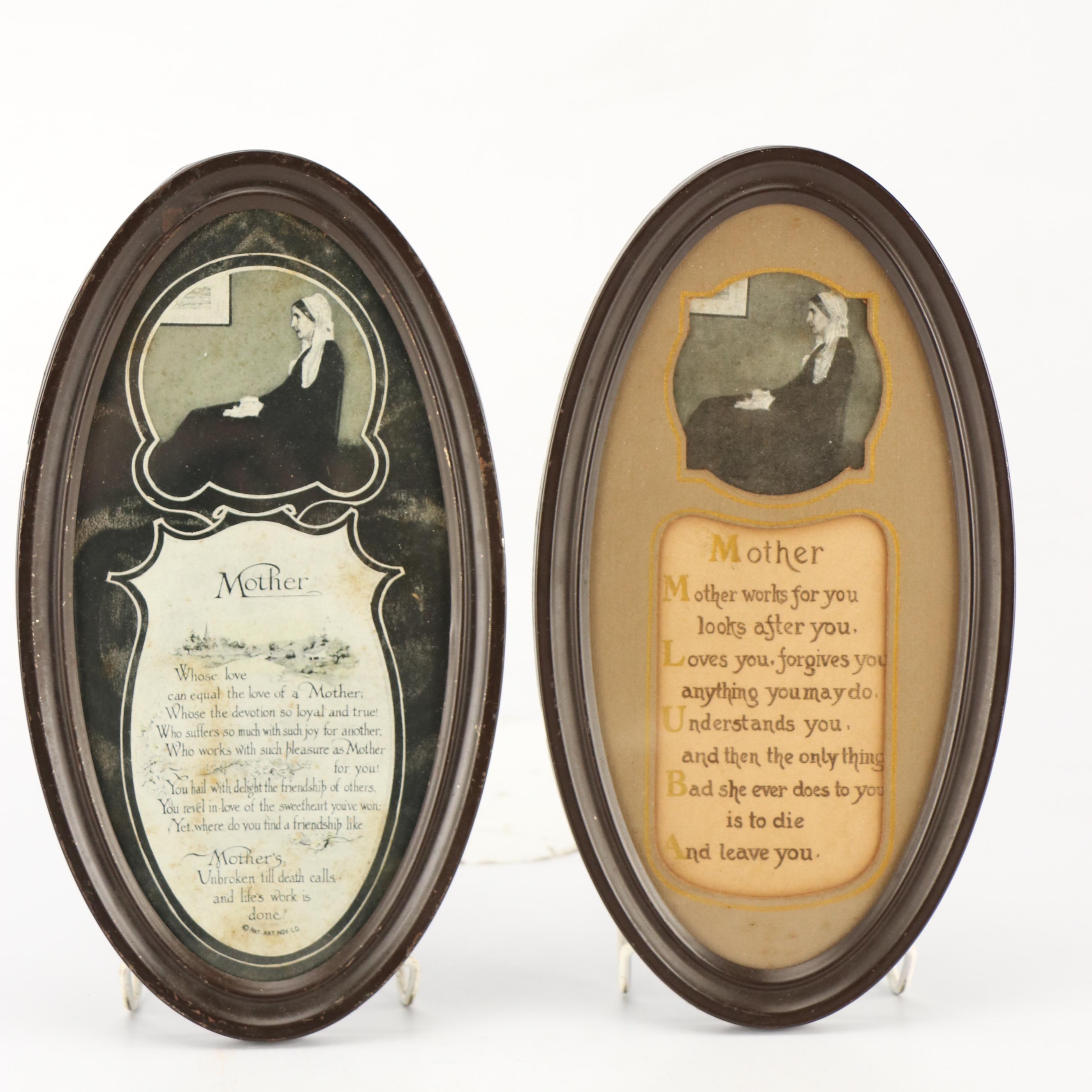 Santa Clara Porcelain Mother's Day Collector Plate, Other Motherly Homage Prints