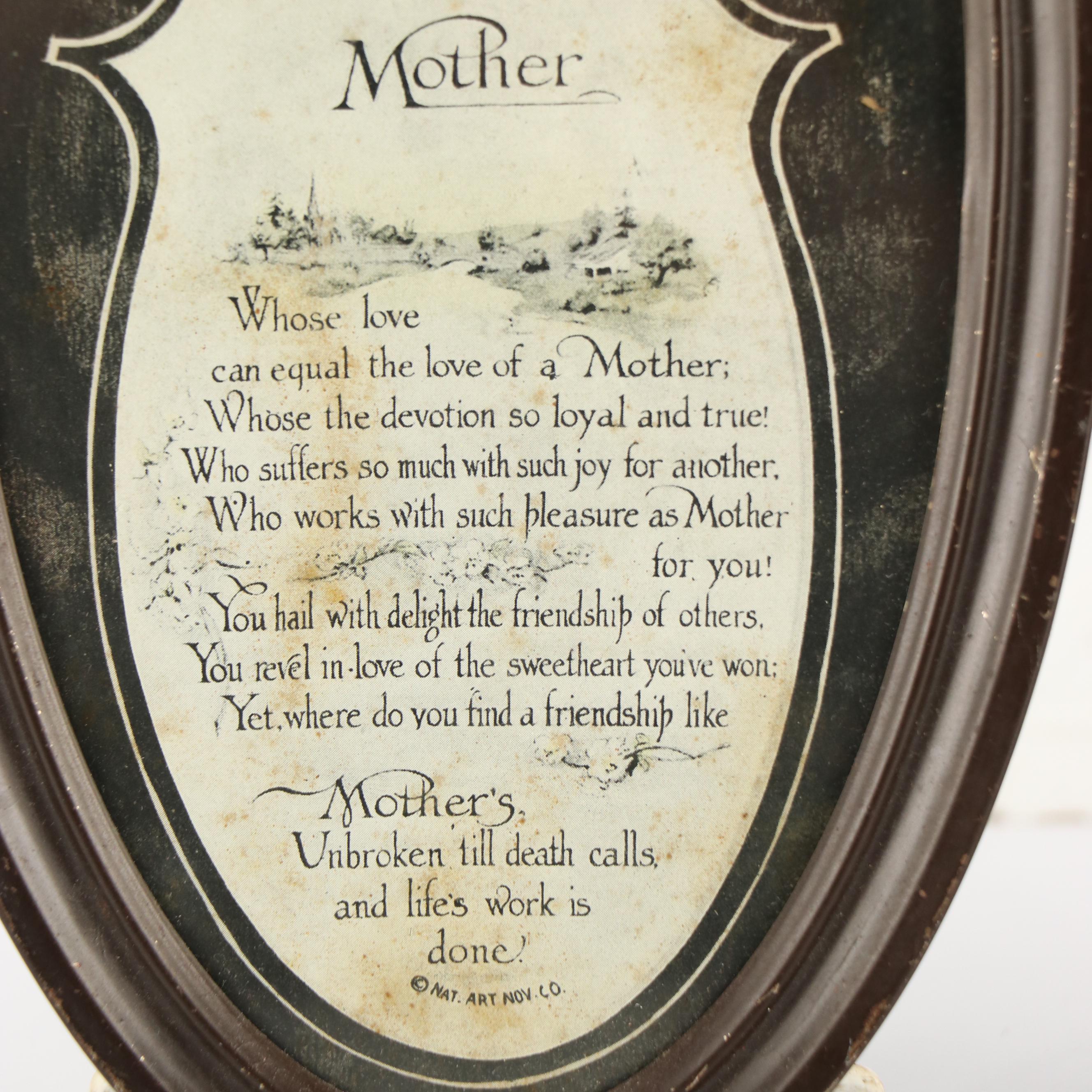Santa Clara Porcelain Mother's Day Collector Plate, Other Motherly Homage Prints