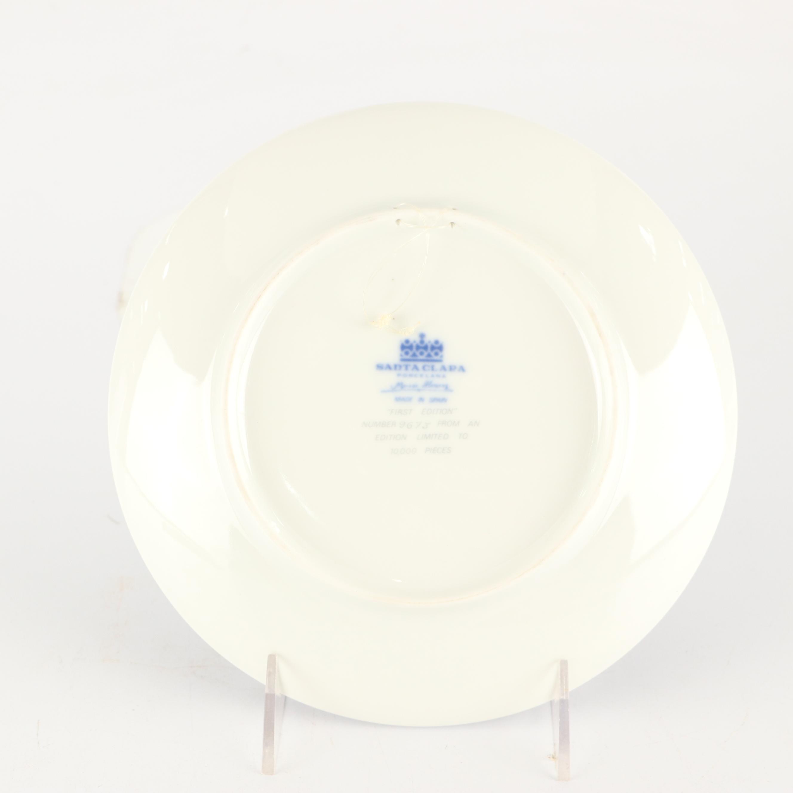 Santa Clara Porcelain Mother's Day Collector Plate, Other Motherly Homage Prints