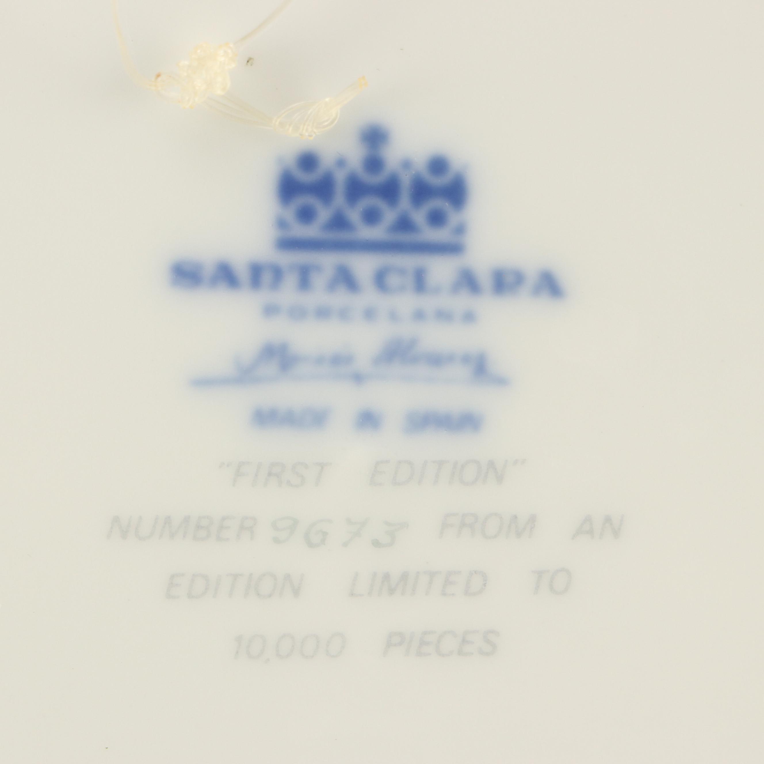 Santa Clara Porcelain Mother's Day Collector Plate, Other Motherly Homage Prints