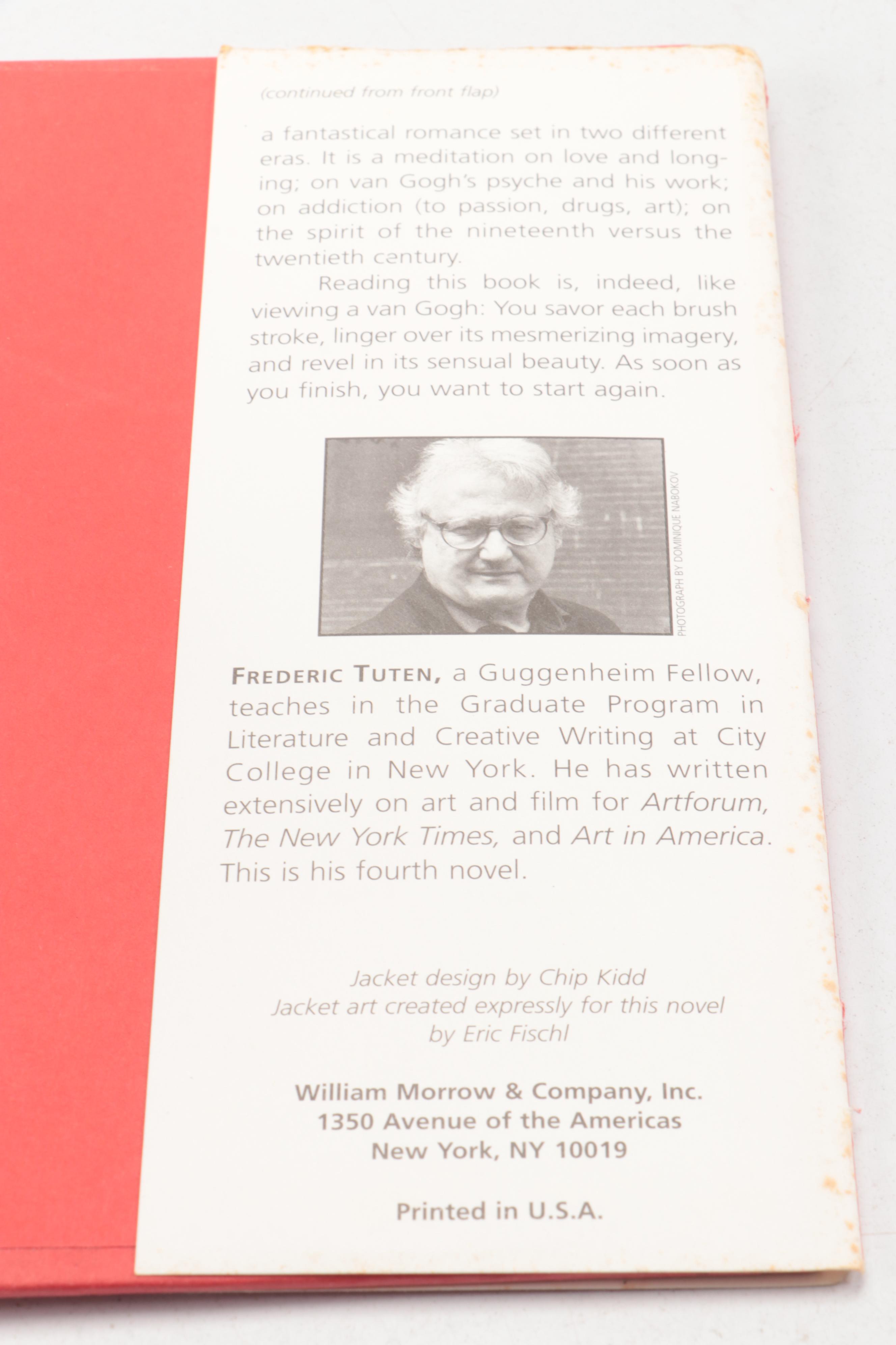 First Printing "Van Gogh's Bad Café: A Love Story" by Frederic Tuten, 1997