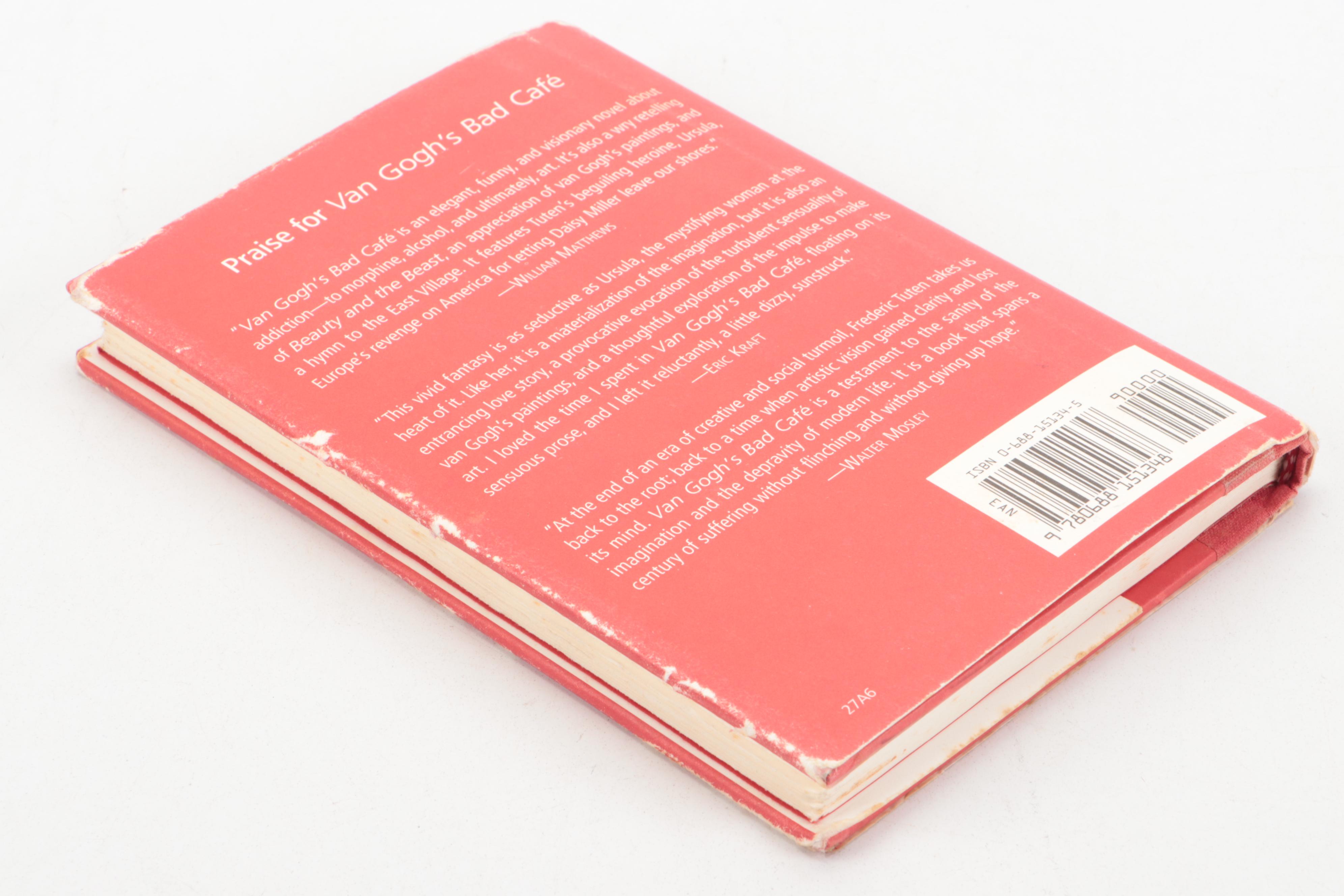 First Printing "Van Gogh's Bad Café: A Love Story" by Frederic Tuten, 1997