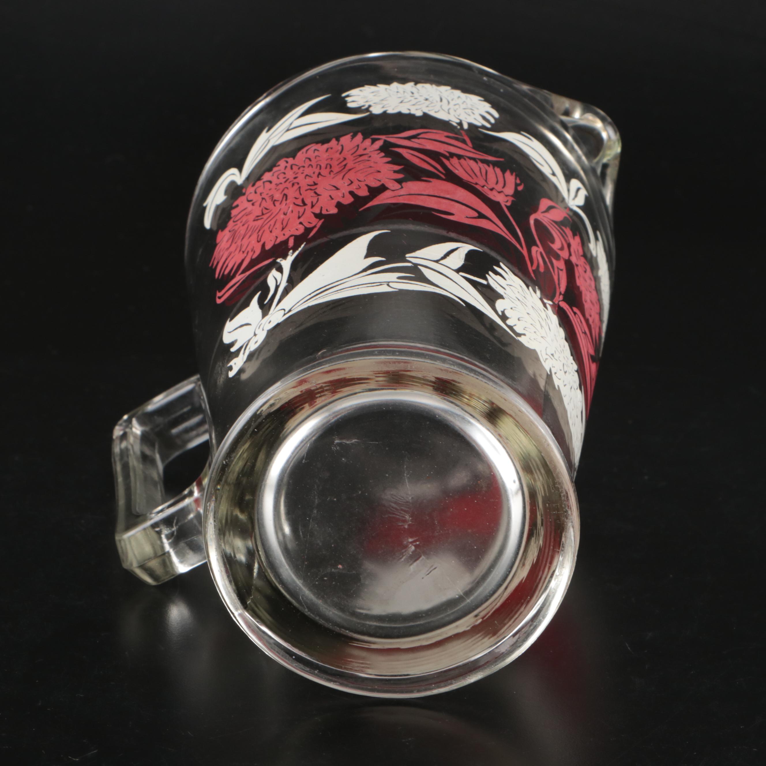 Vintage Recipe File Tin with Pyrex Mixing Bowl and Glass Storage Containers