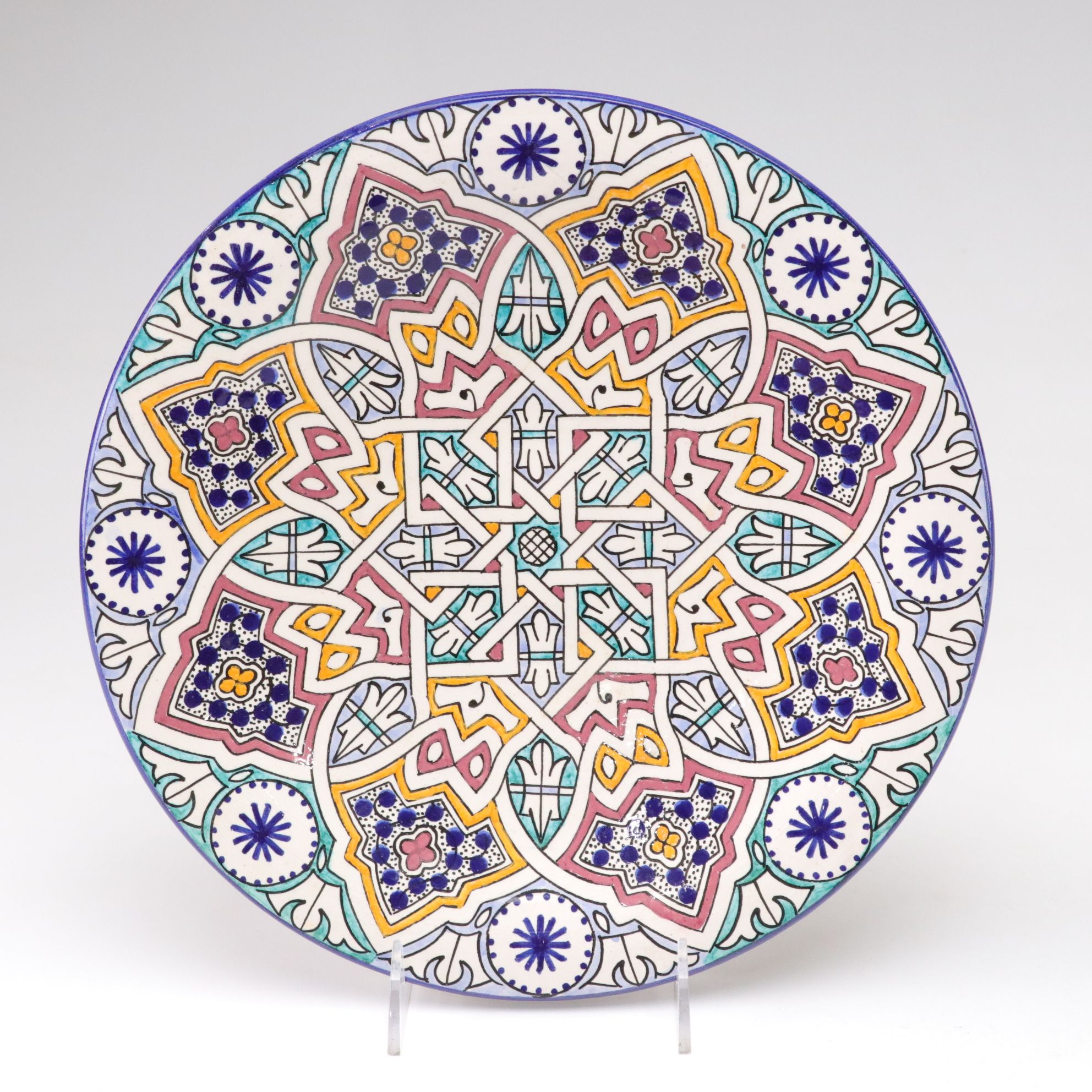 Hand-Painted Moroccan Fez Plates, Bowls & More
