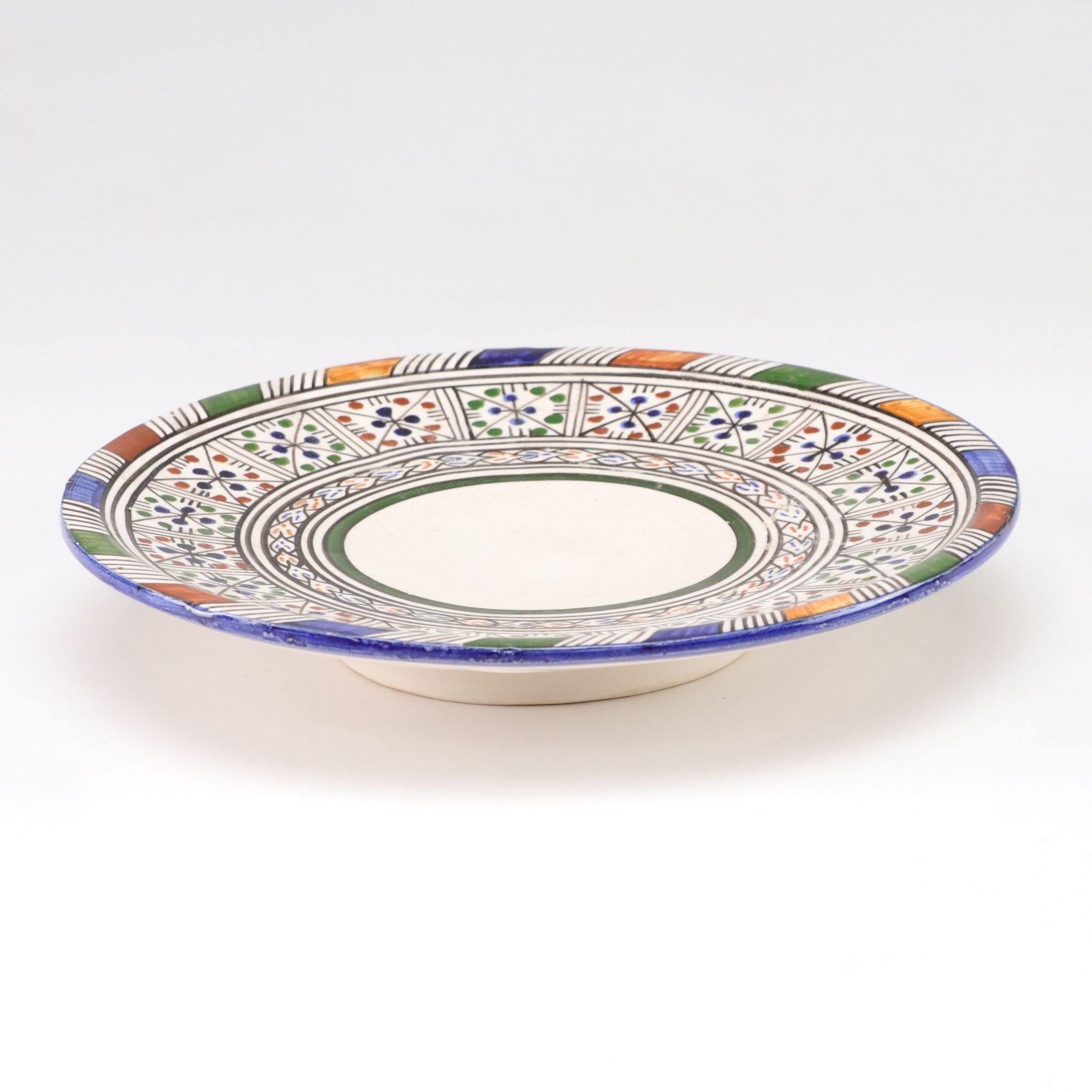 Hand-Painted Moroccan Fez Plates, Bowls & More