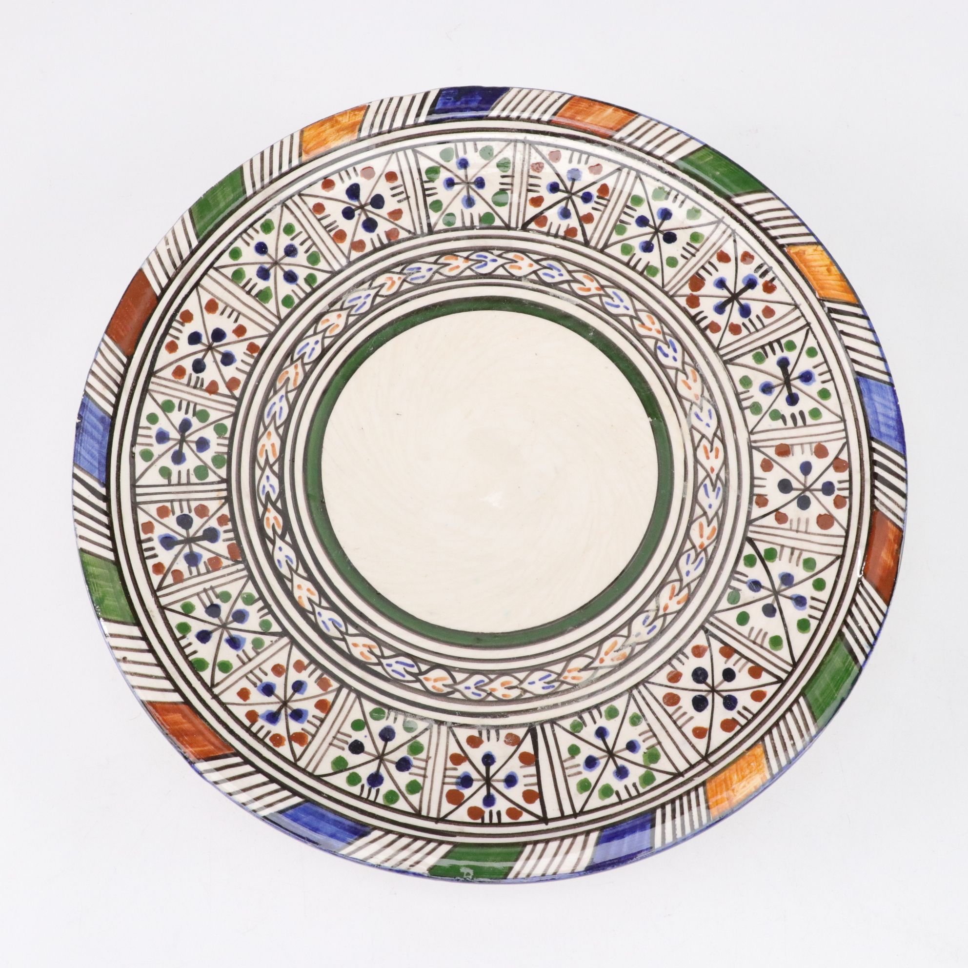 Hand-Painted Moroccan Fez Plates, Bowls & More
