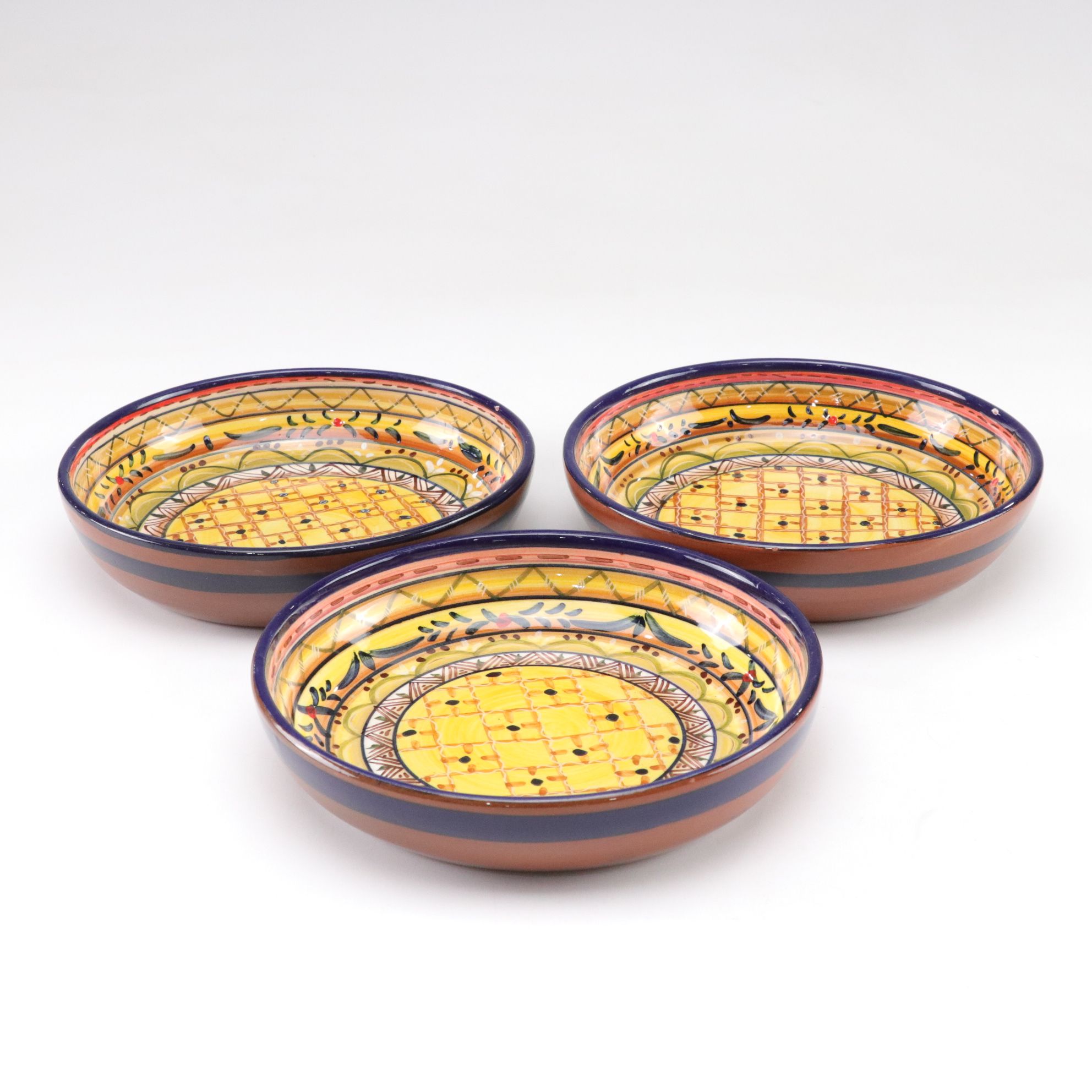 Hand-Painted Moroccan Fez Plates, Bowls & More