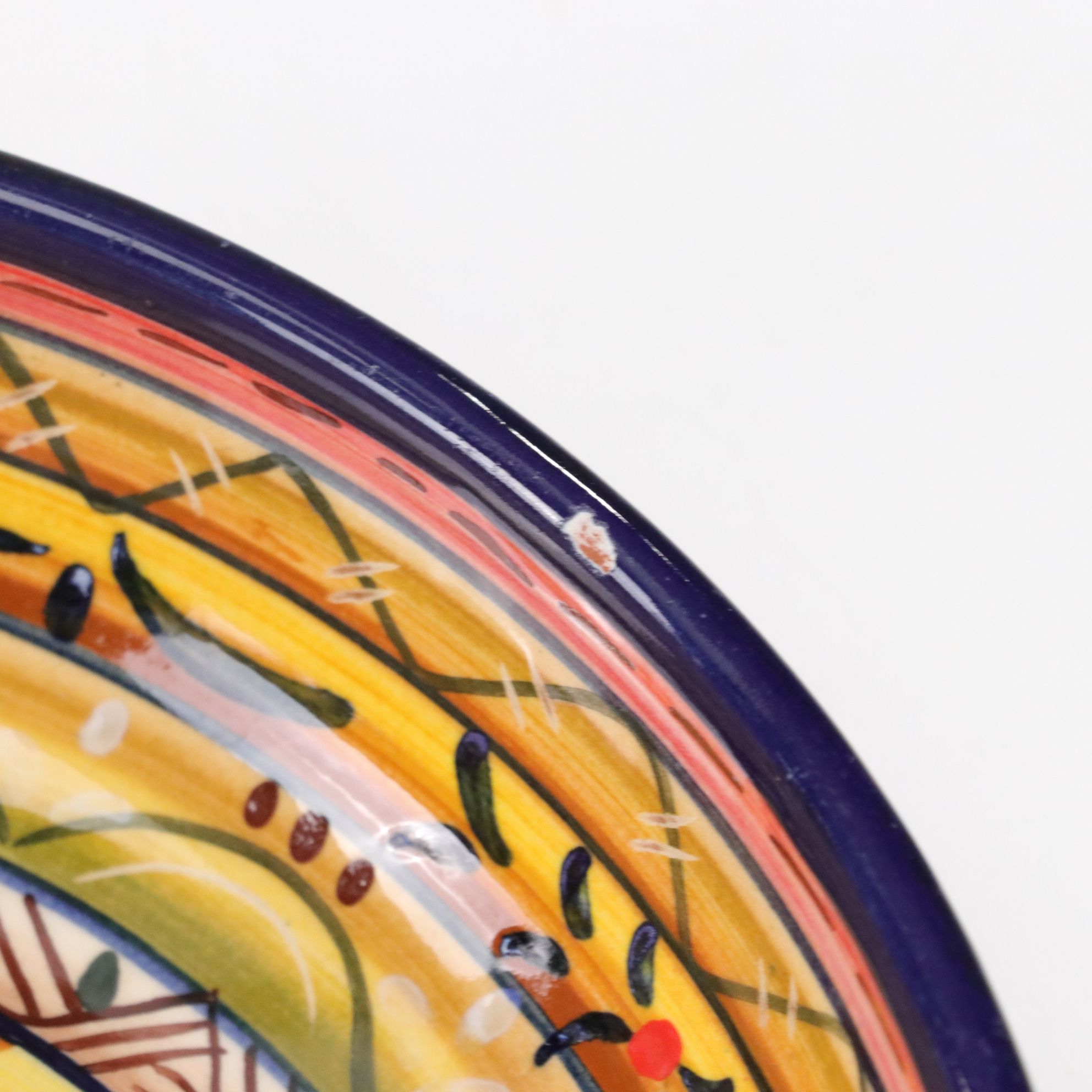 Hand-Painted Moroccan Fez Plates, Bowls & More