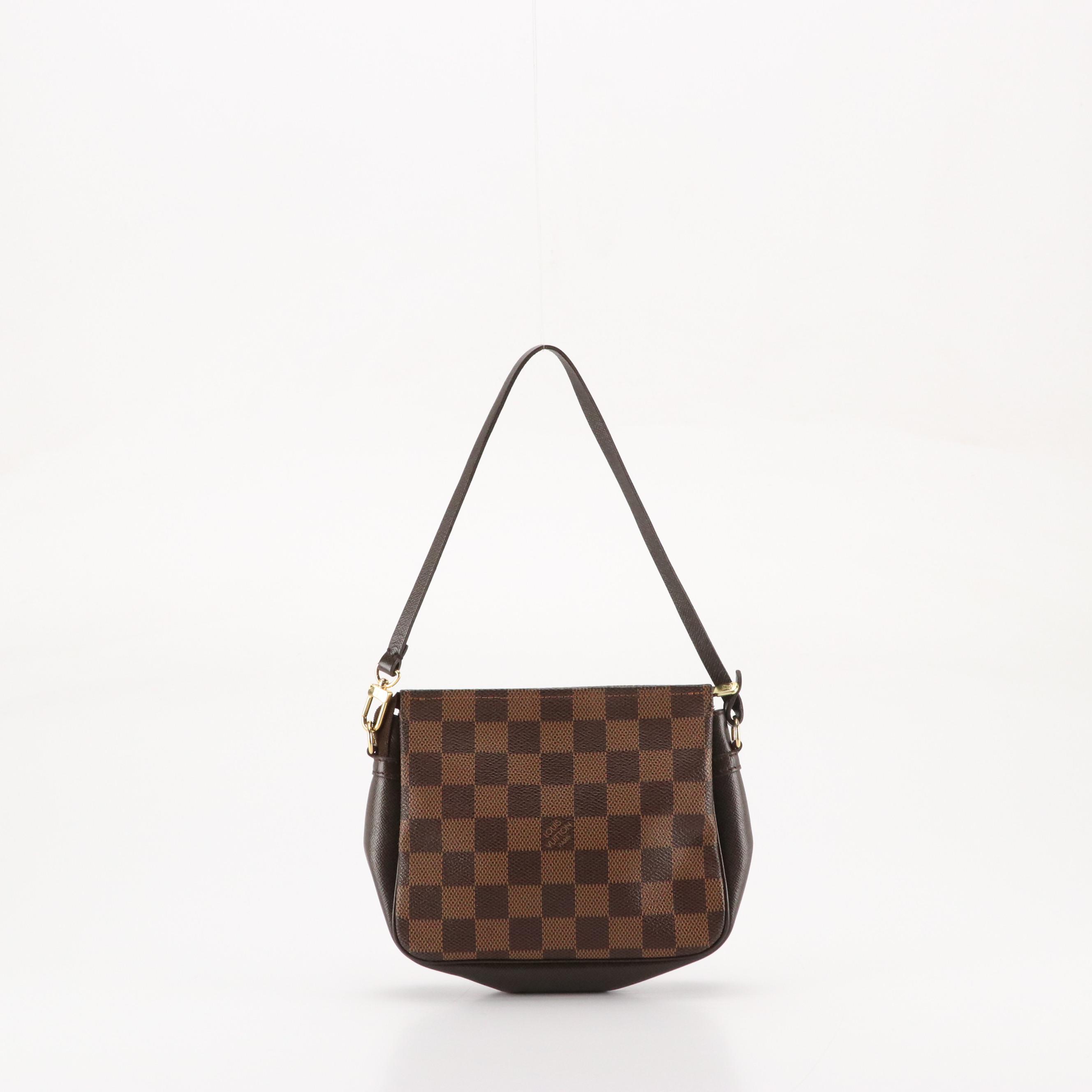Louis Vuitton Trousse Accessoires Pochette Bag in Damier Ebene Canvas