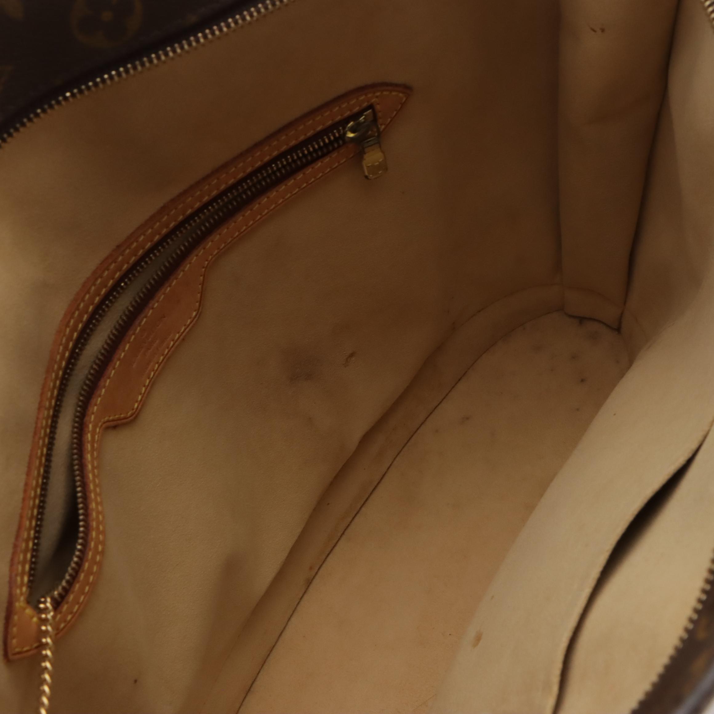 Louis Vuitton Babylone Shoulder Bag in Monogram Canvas and Leather Trim