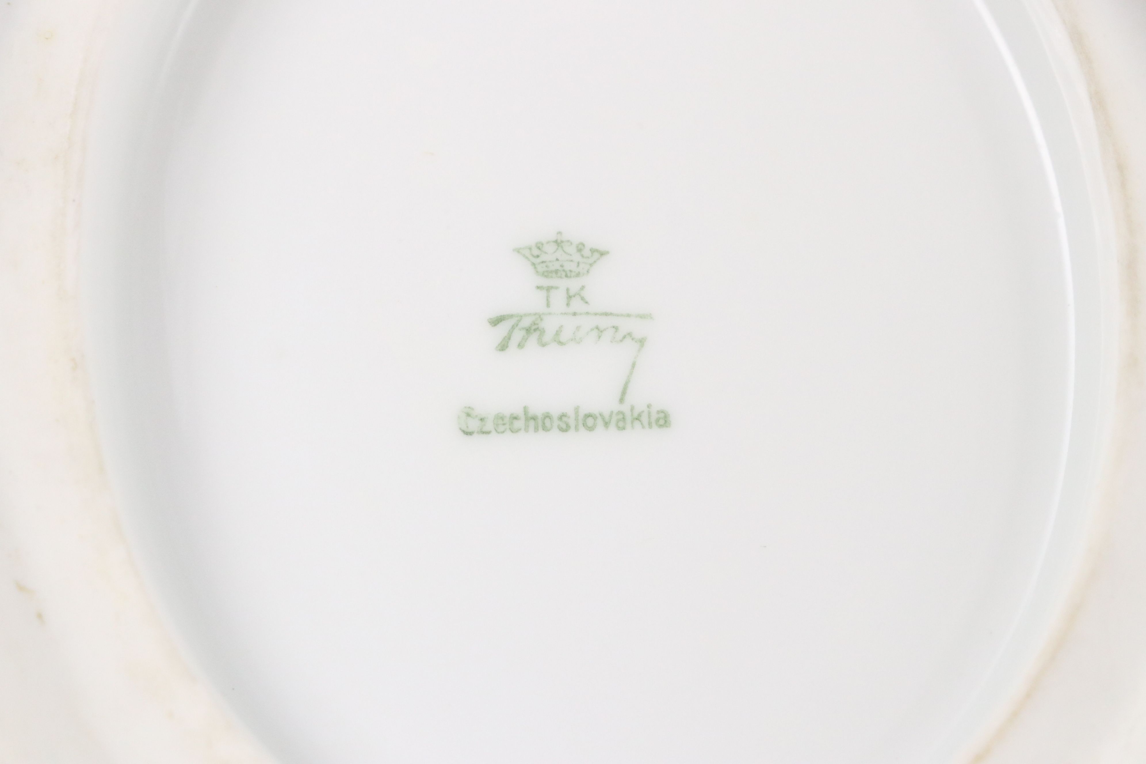 Thun Baroque Style Gilt Accented Tureen with Underplate, Mid to Late 20th C.