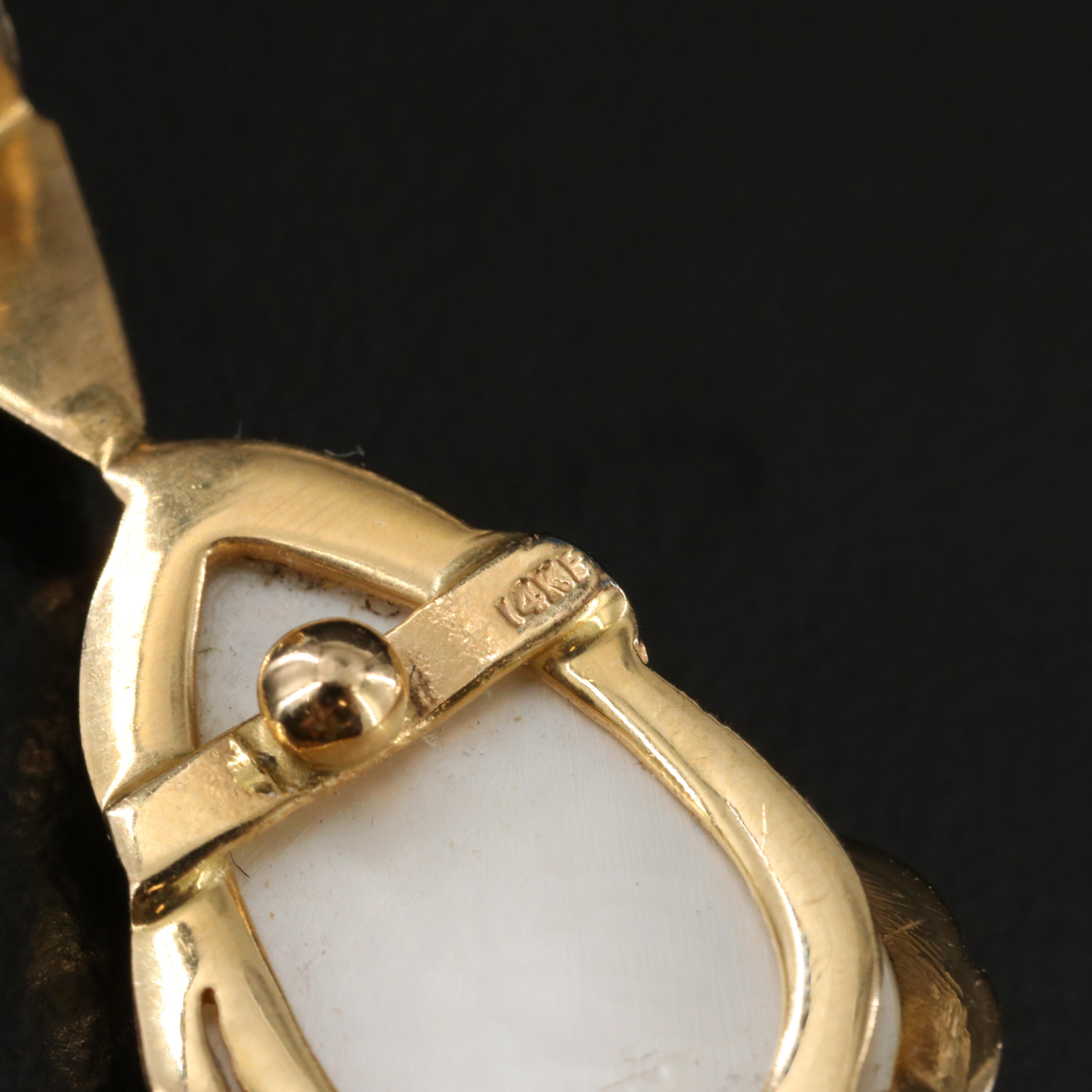 14K Pearl Enhancer Pendant