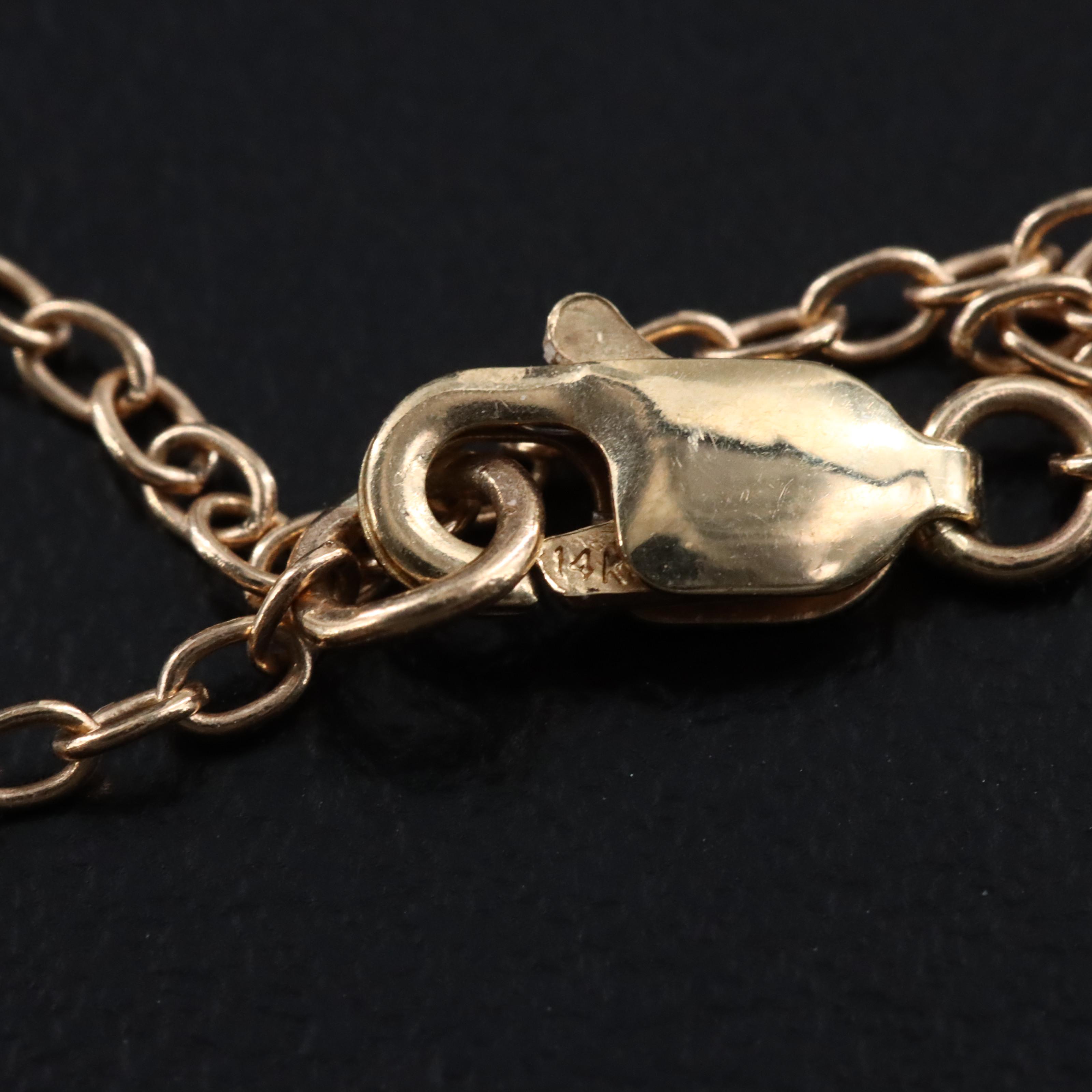 14K Bear Necklace