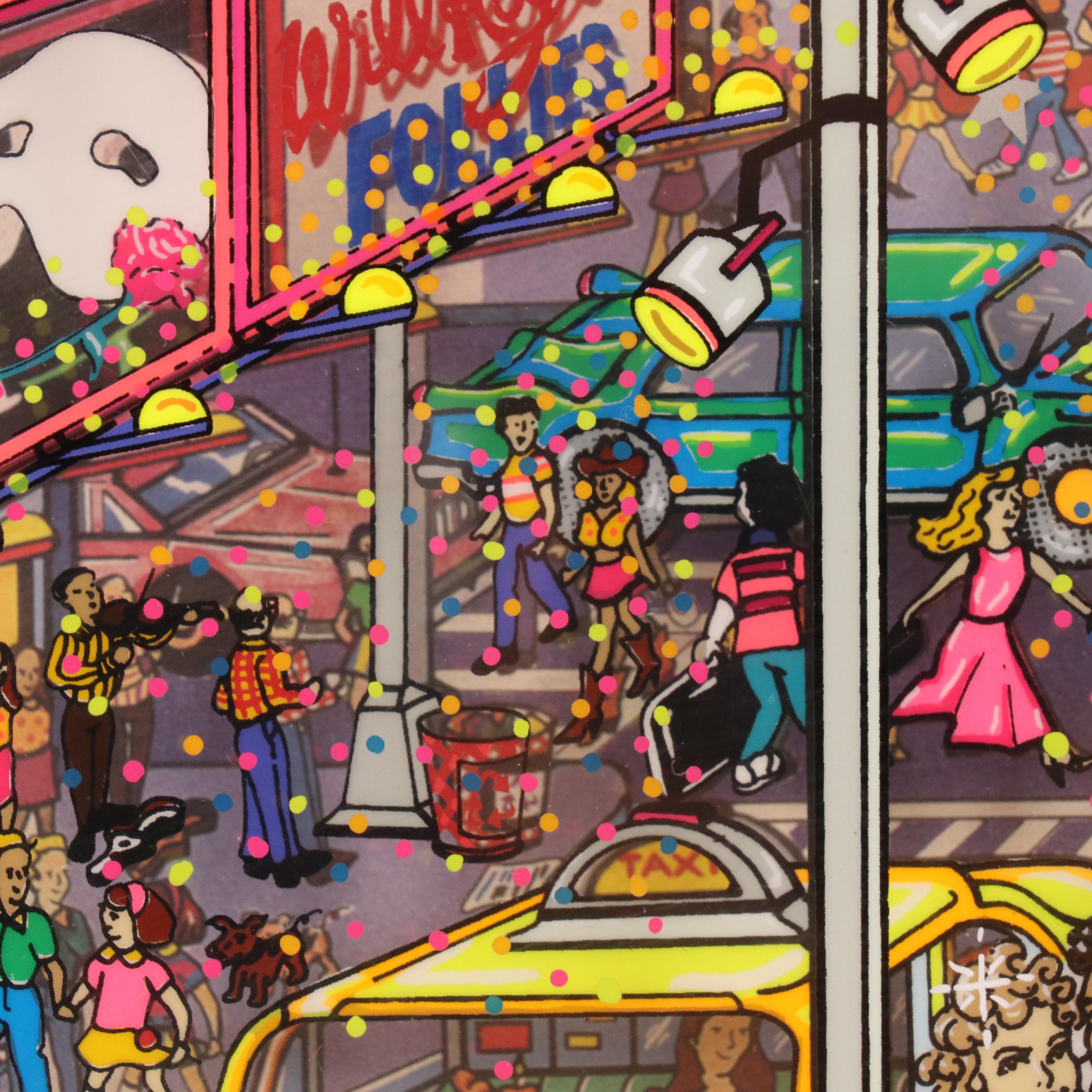 Susannah MacDonald Dimensional Mixed Media Serigraph "Tickets," 1995