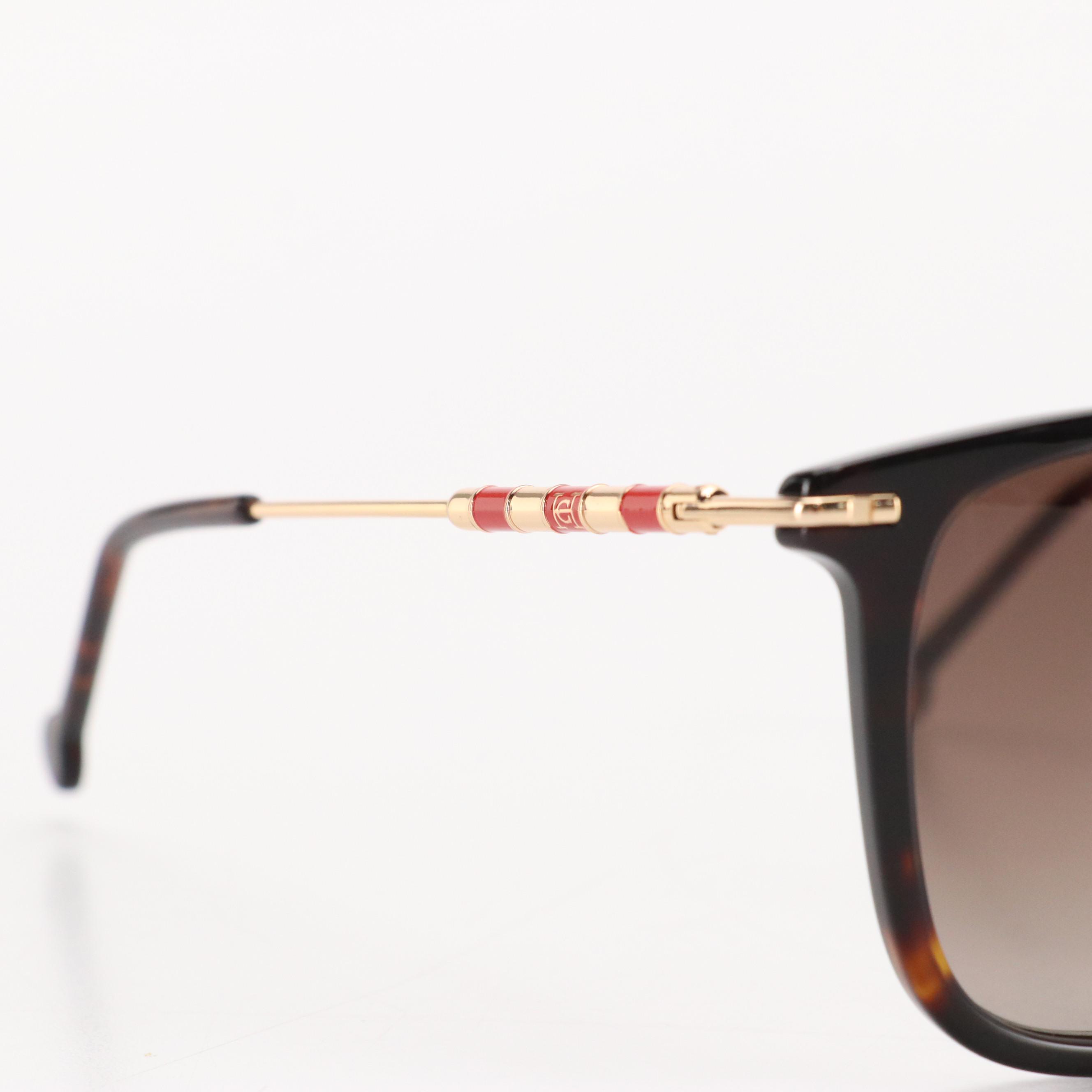 Carolina Herrera HER0100/G/S Modified Cat Eye Sunglasses with Case