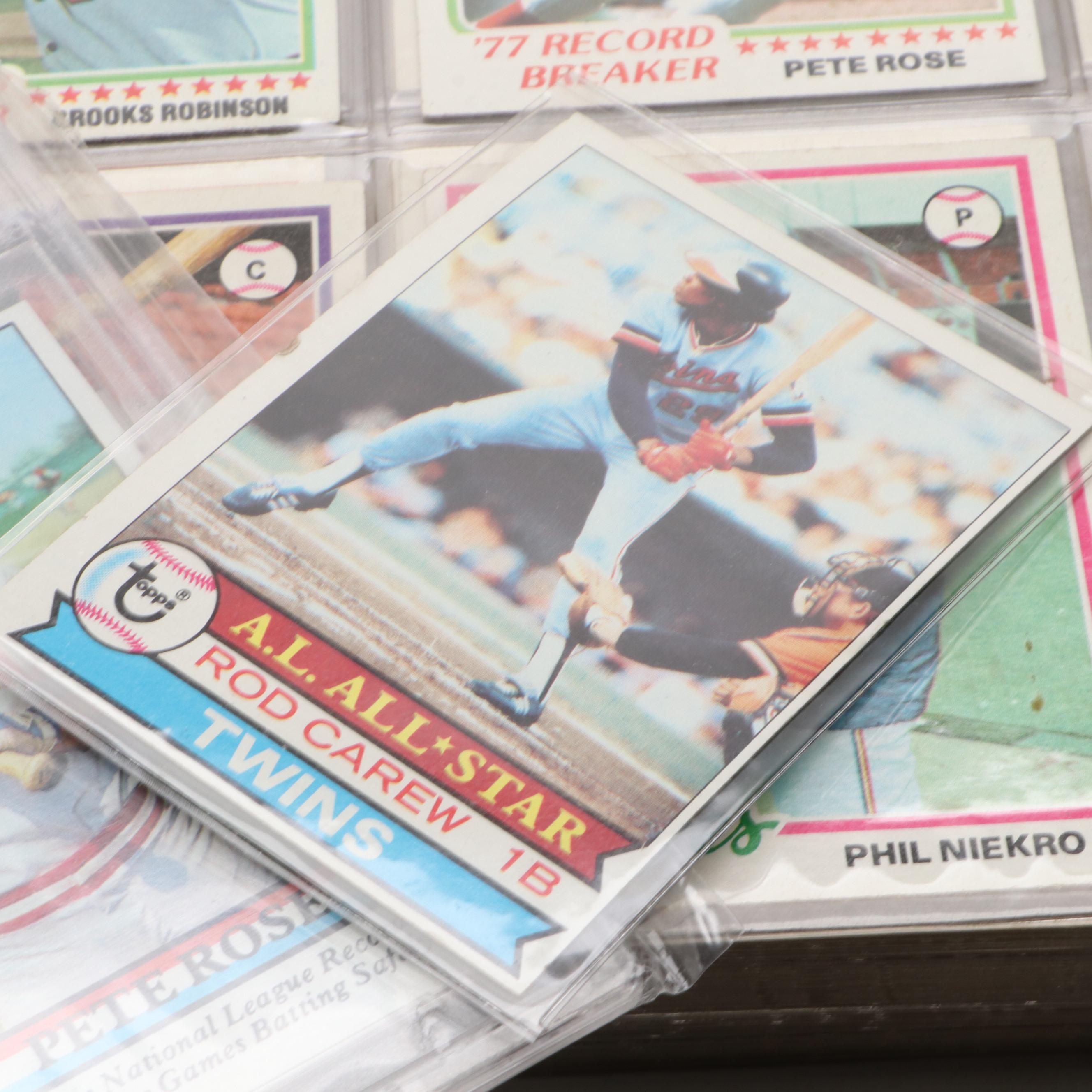 1978 & 1979 Topps Baseball Cards Featuring Eddie Murray and Ozzie Smith Rookies