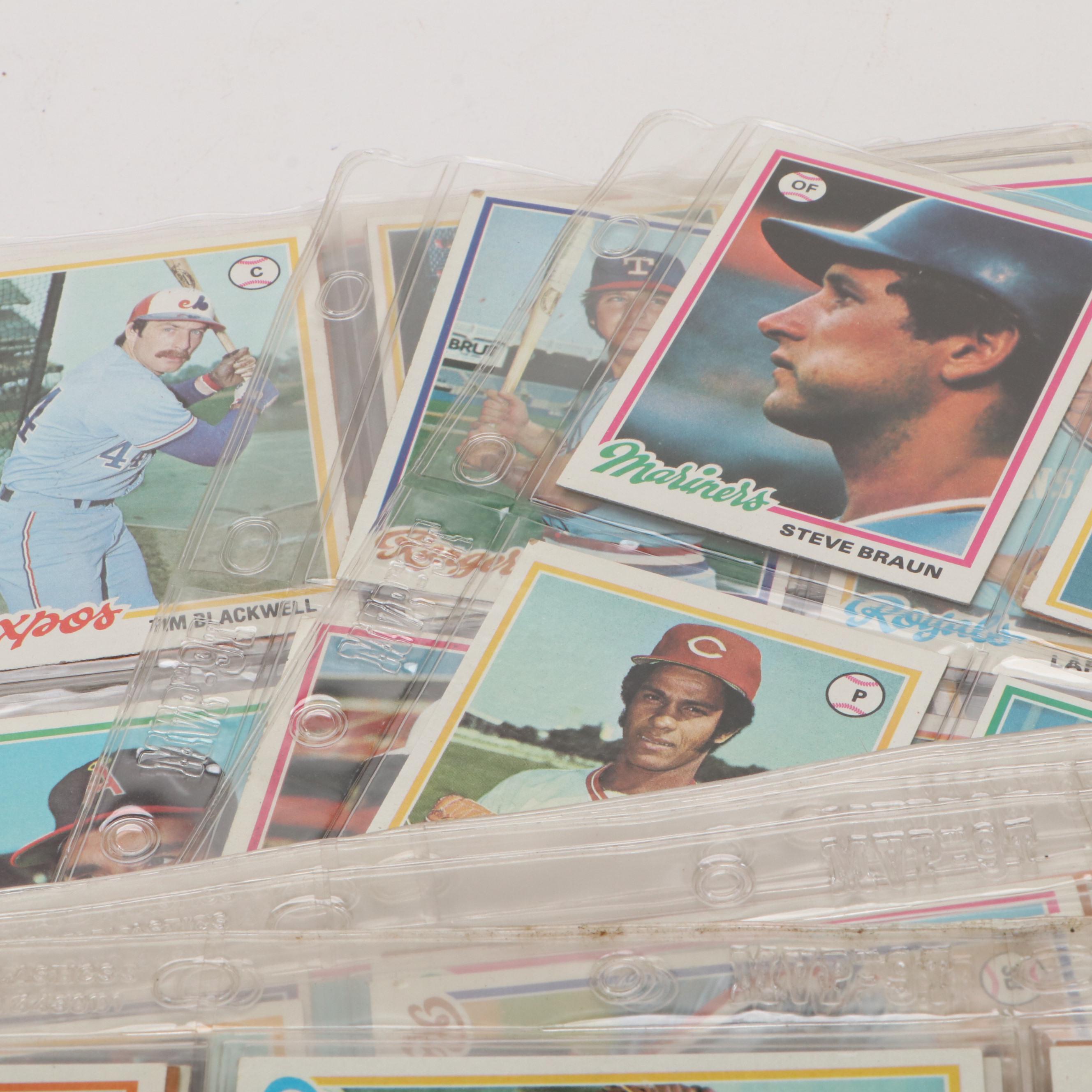 1978 & 1979 Topps Baseball Cards Featuring Eddie Murray and Ozzie Smith Rookies