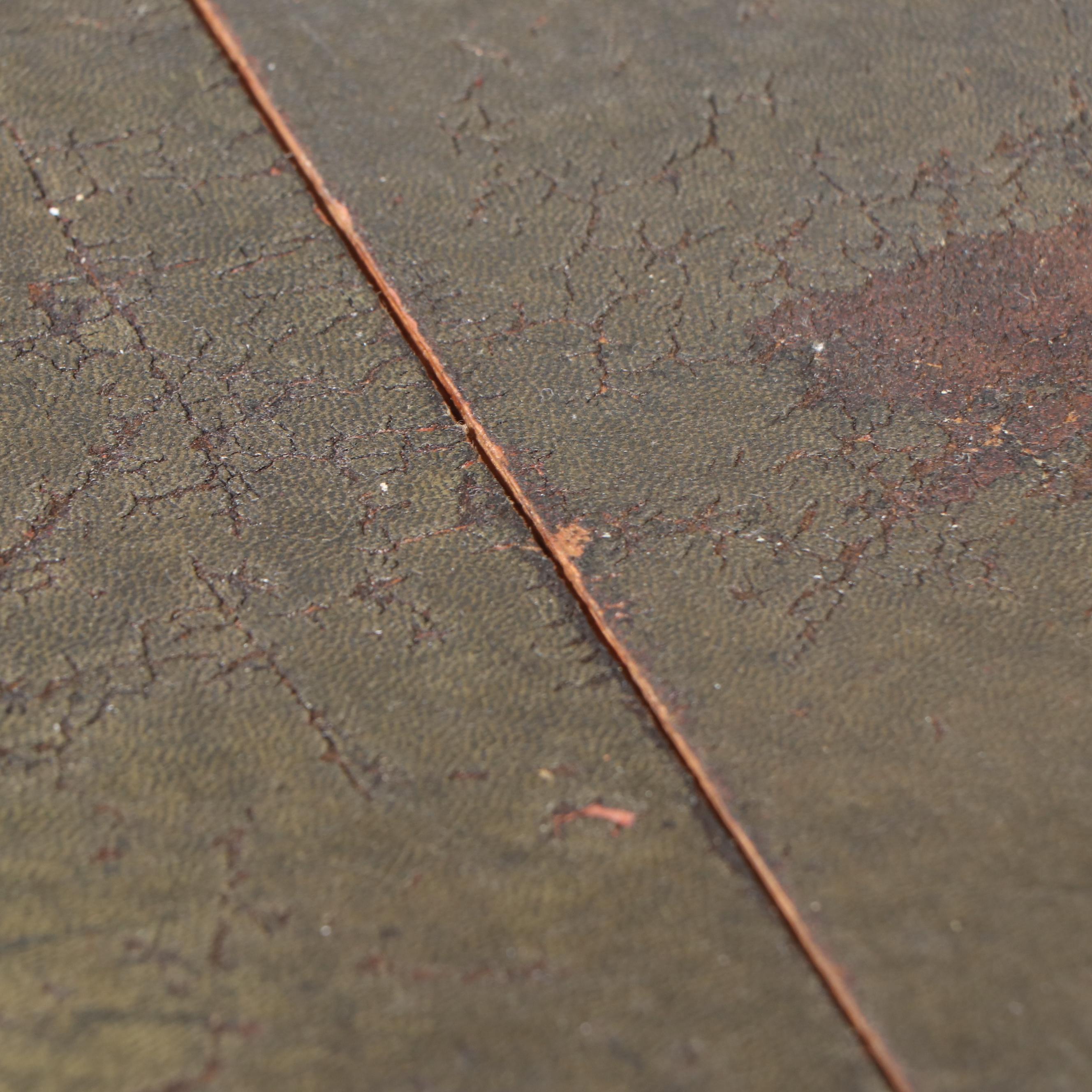 Chippendale Style Mahogany Desk with Leather Inlay Top, Mid-20th Century