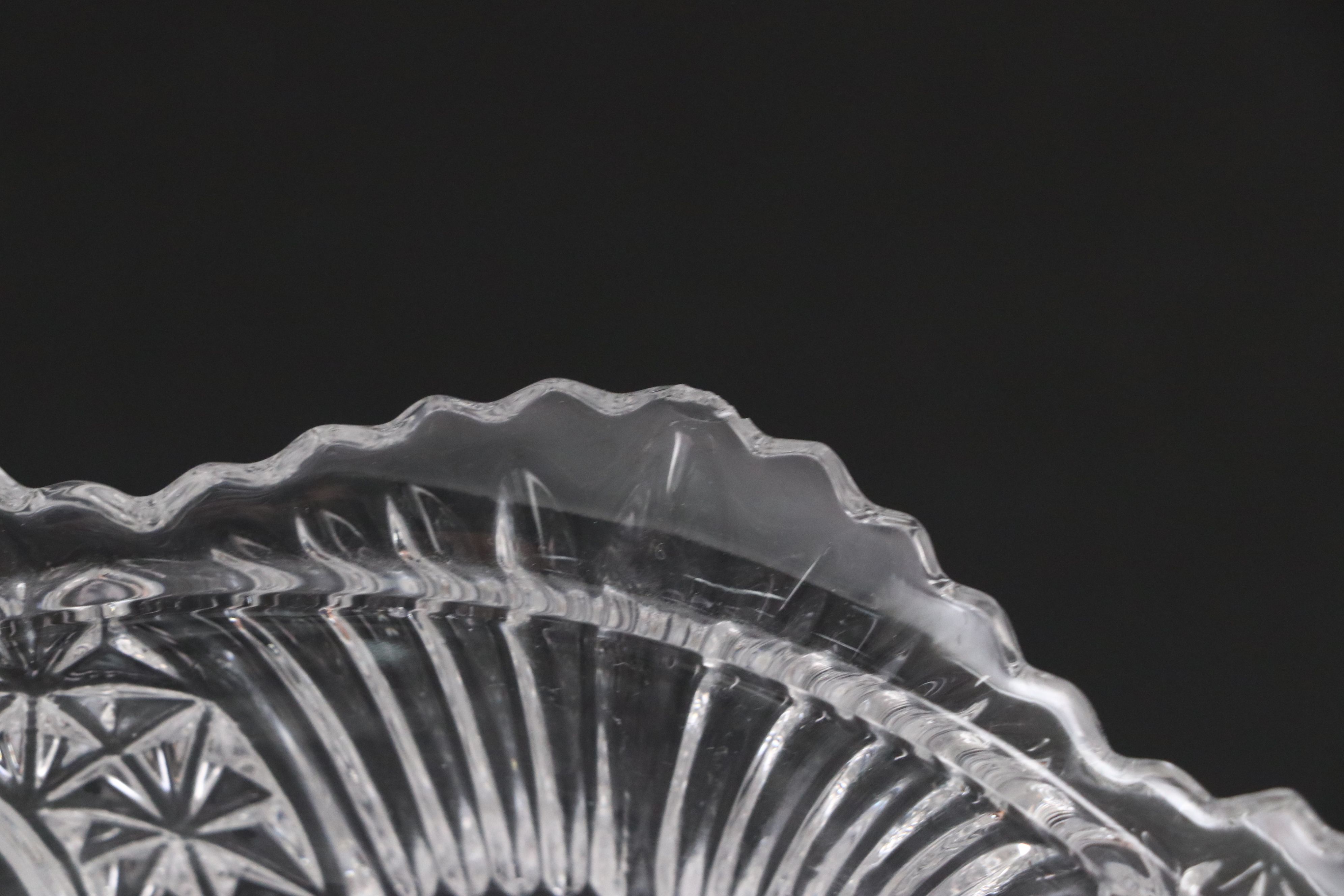 Hofbauer "The Byrdes" with Other Crystal Candy Dish and Brilliant Style Compote