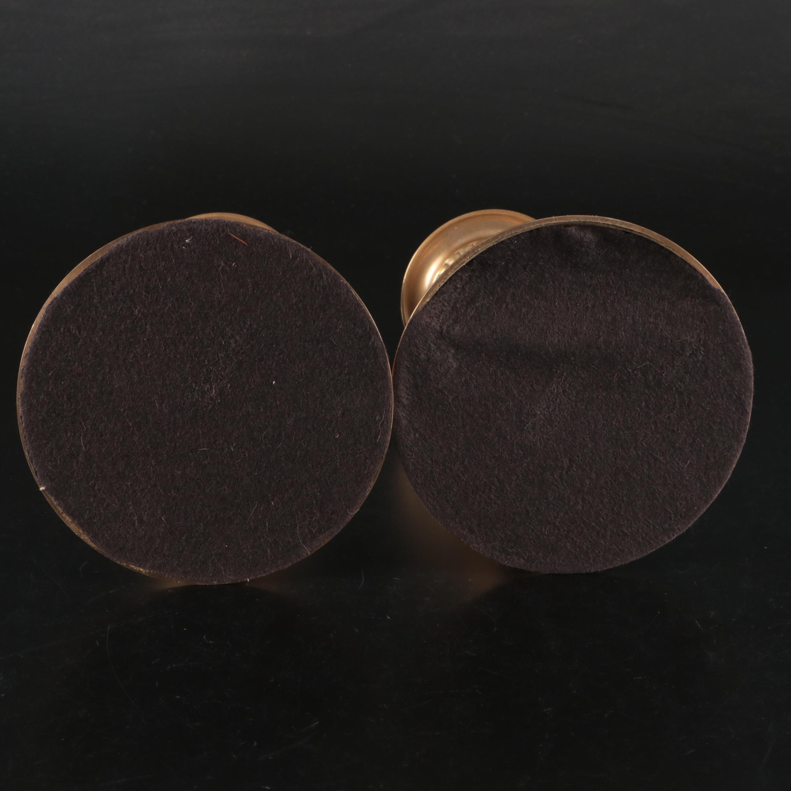 English Beehive and Other Brass Candlesticks