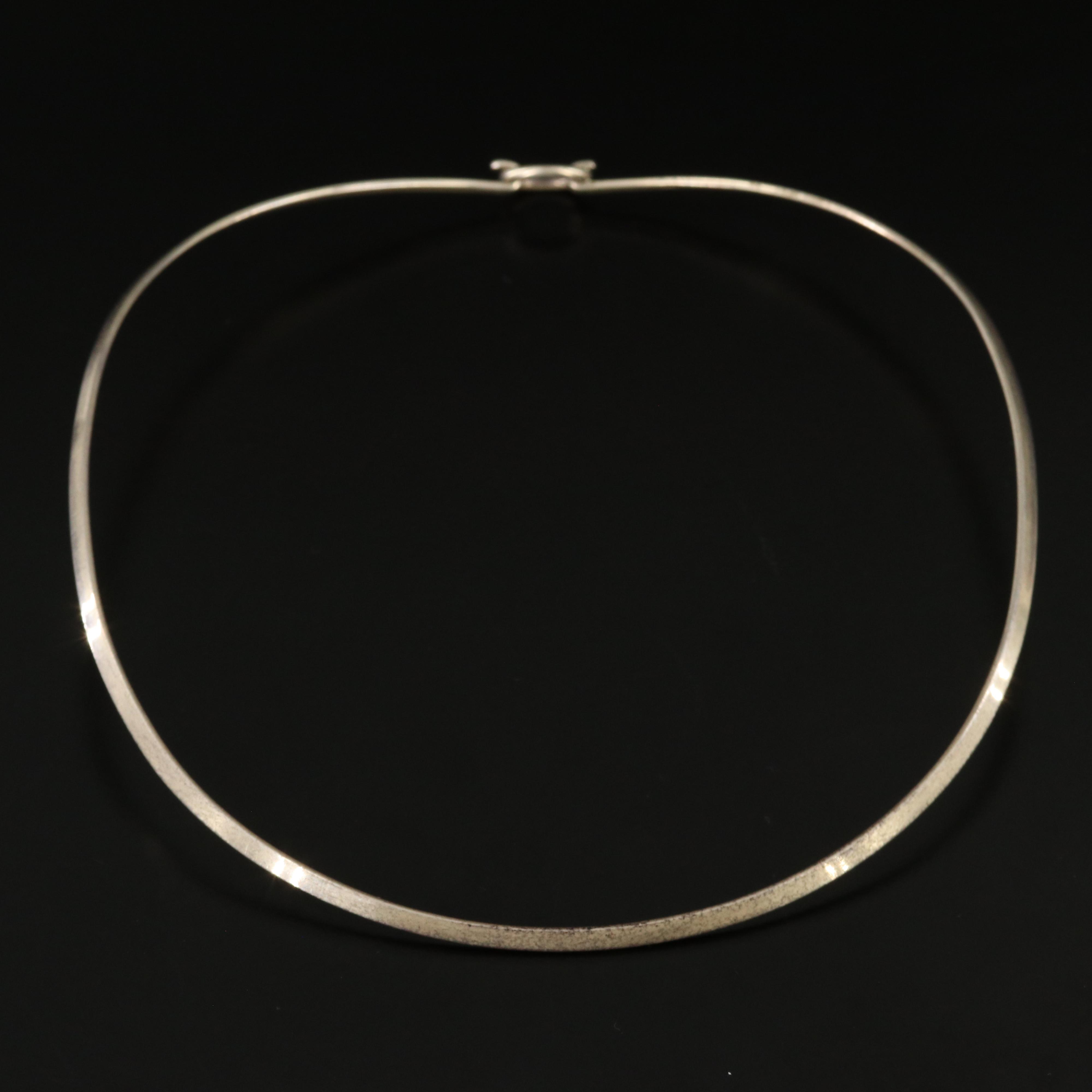Sterling Collar Necklace