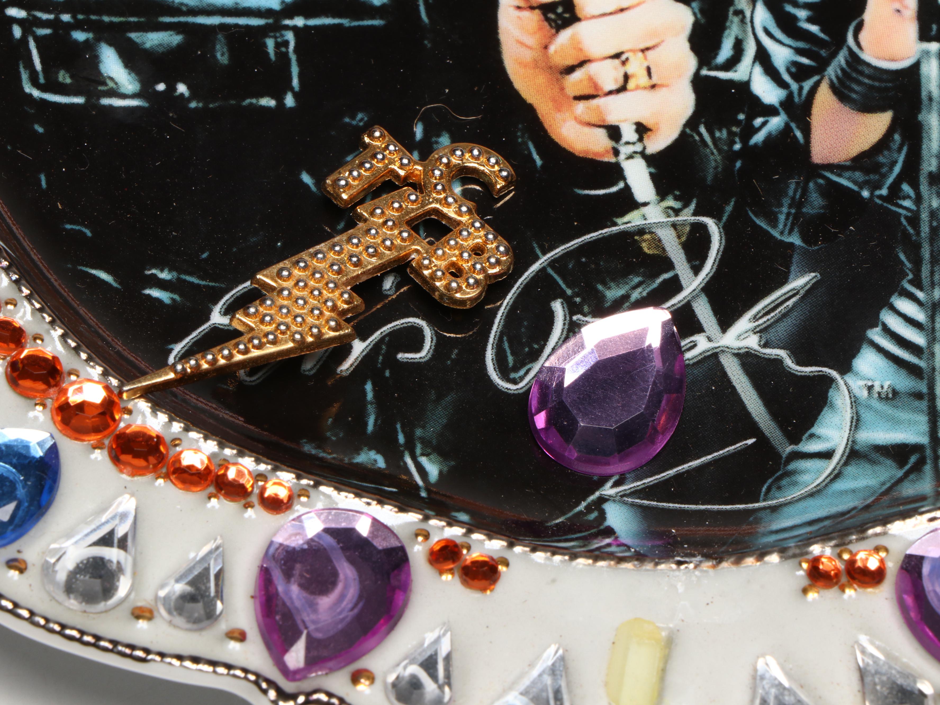 The Bradford Exhcnage "Forever the King" and "The King" Porcelain Plates