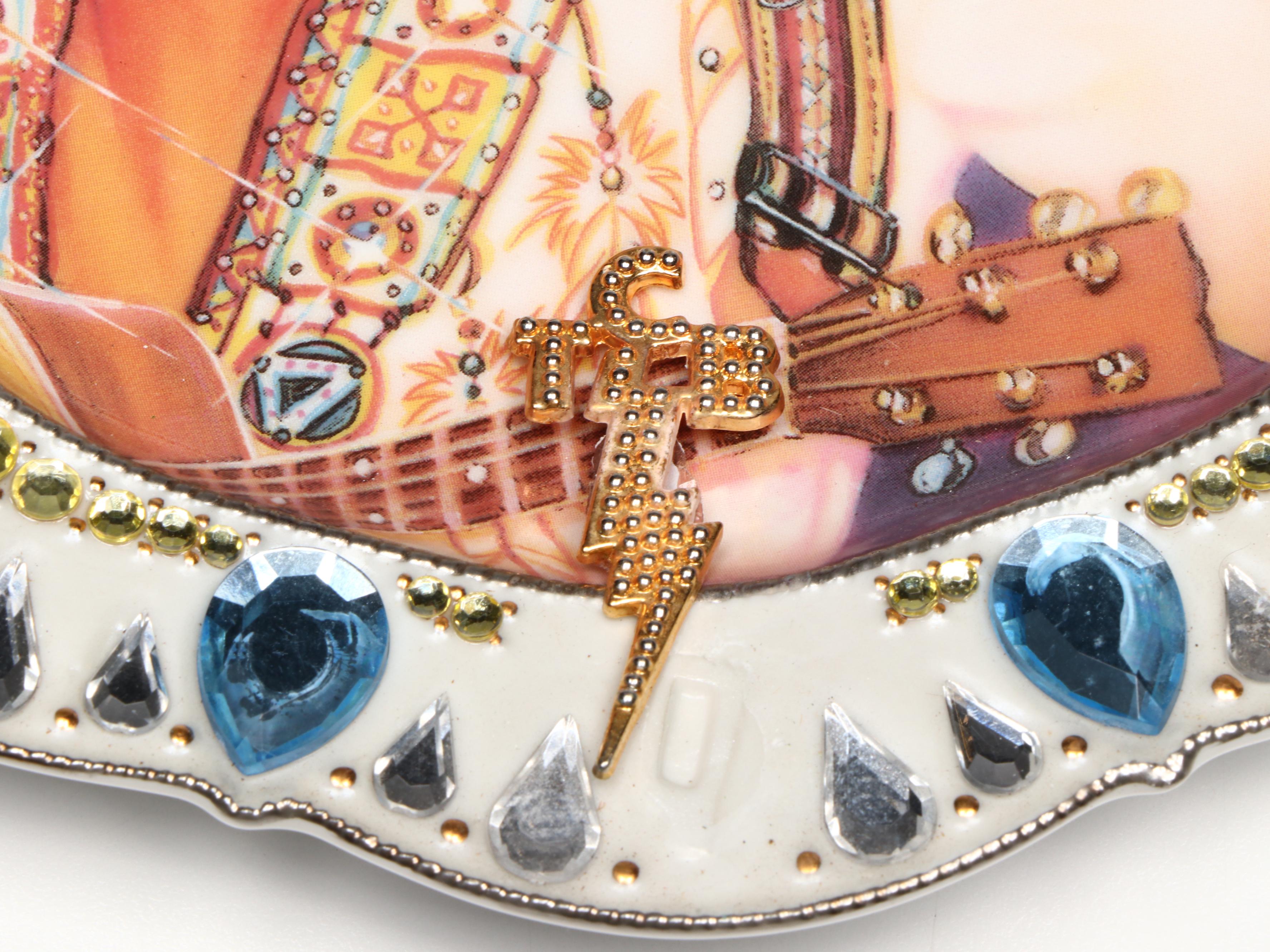 The Bradford Exhcnage "Forever the King" and "The King" Porcelain Plates