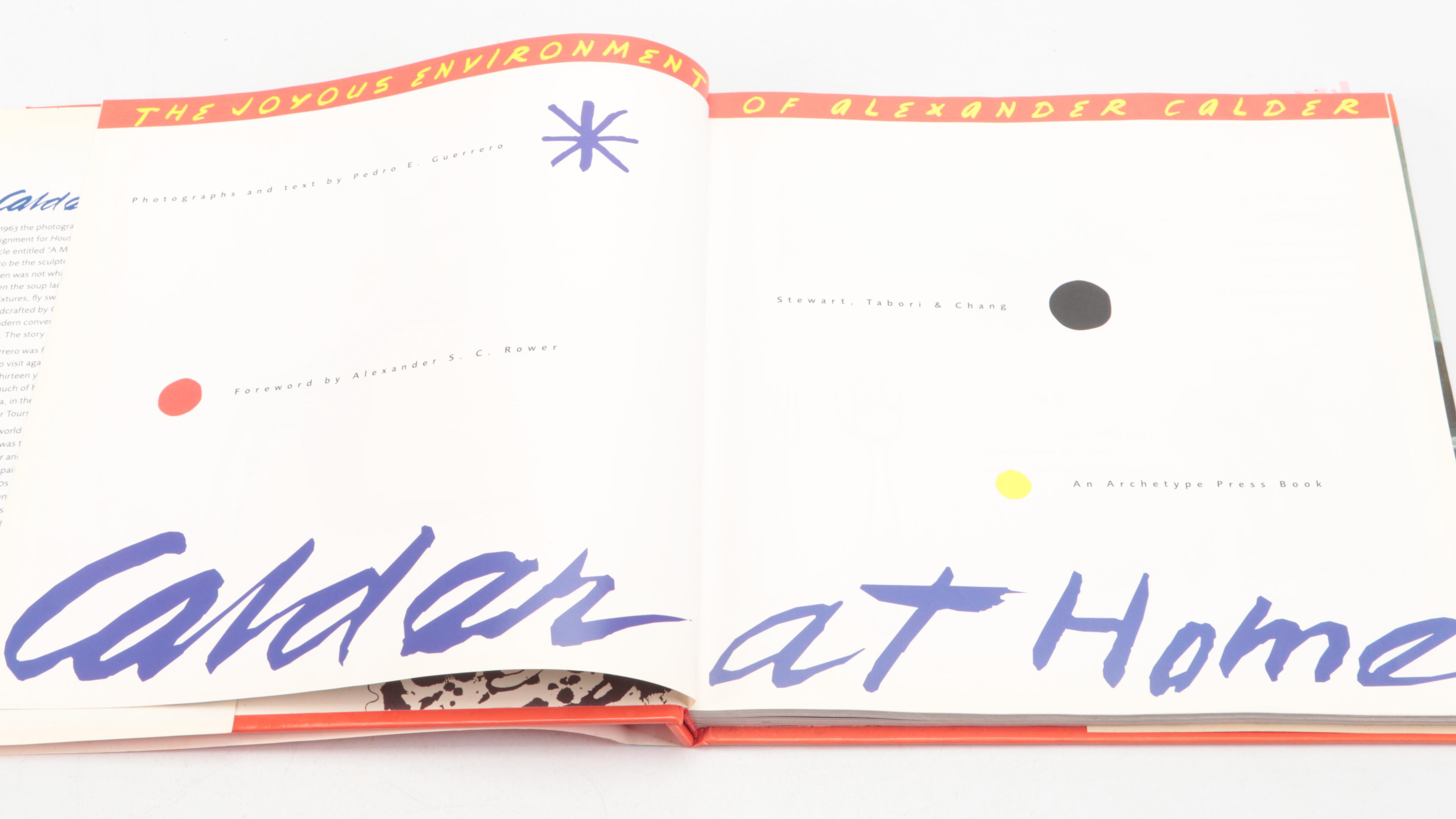 First Printing "Calder at Home" by Pedro E. Guerrero, 1998