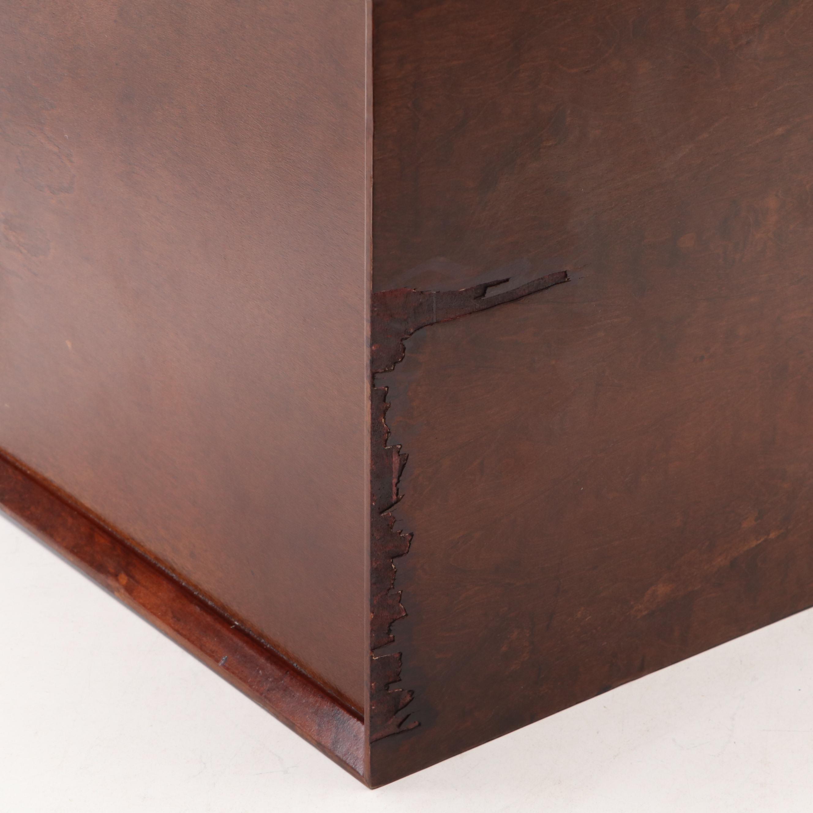 Mid Century Modern Style Wood Jewelry Box