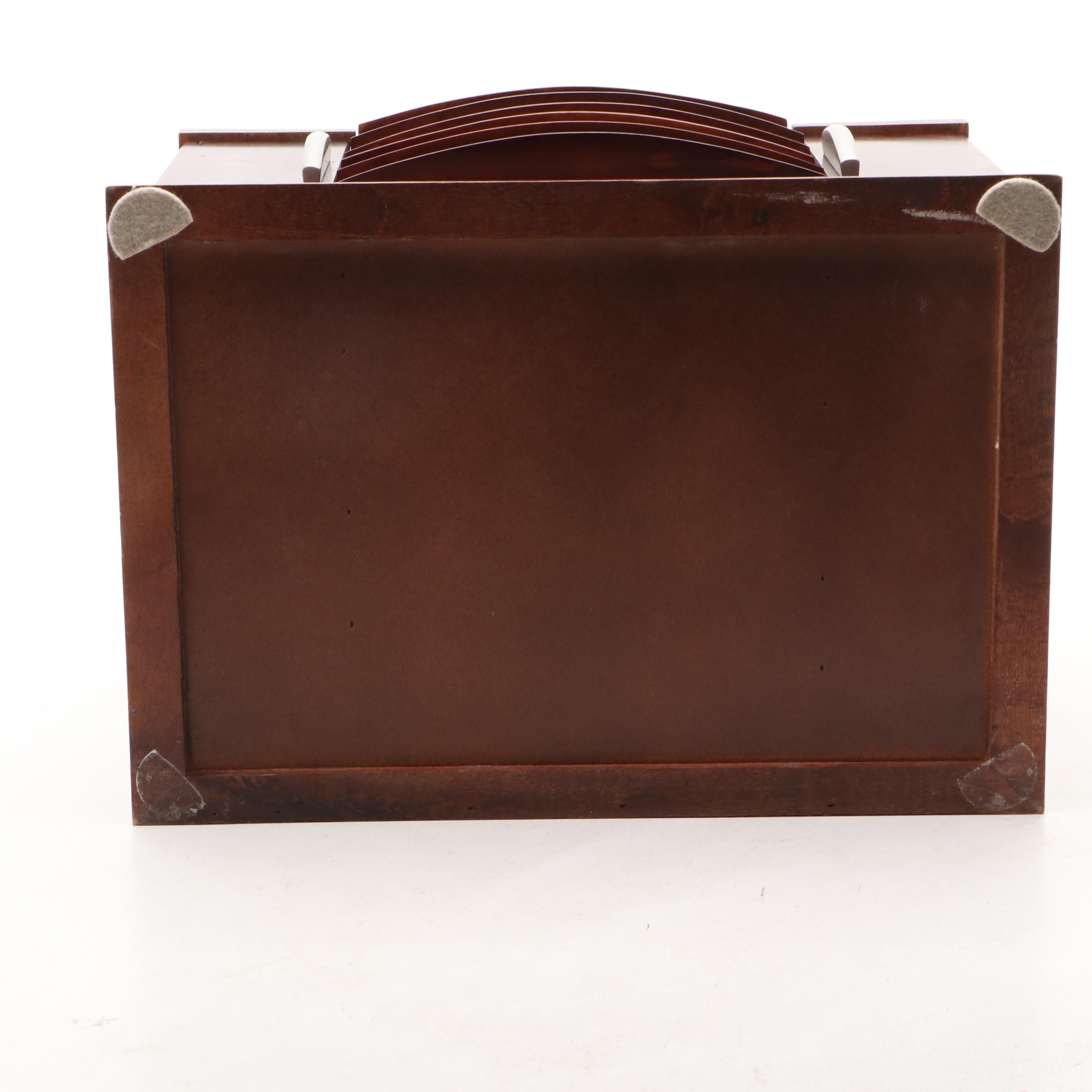 Mid Century Modern Style Wood Jewelry Box