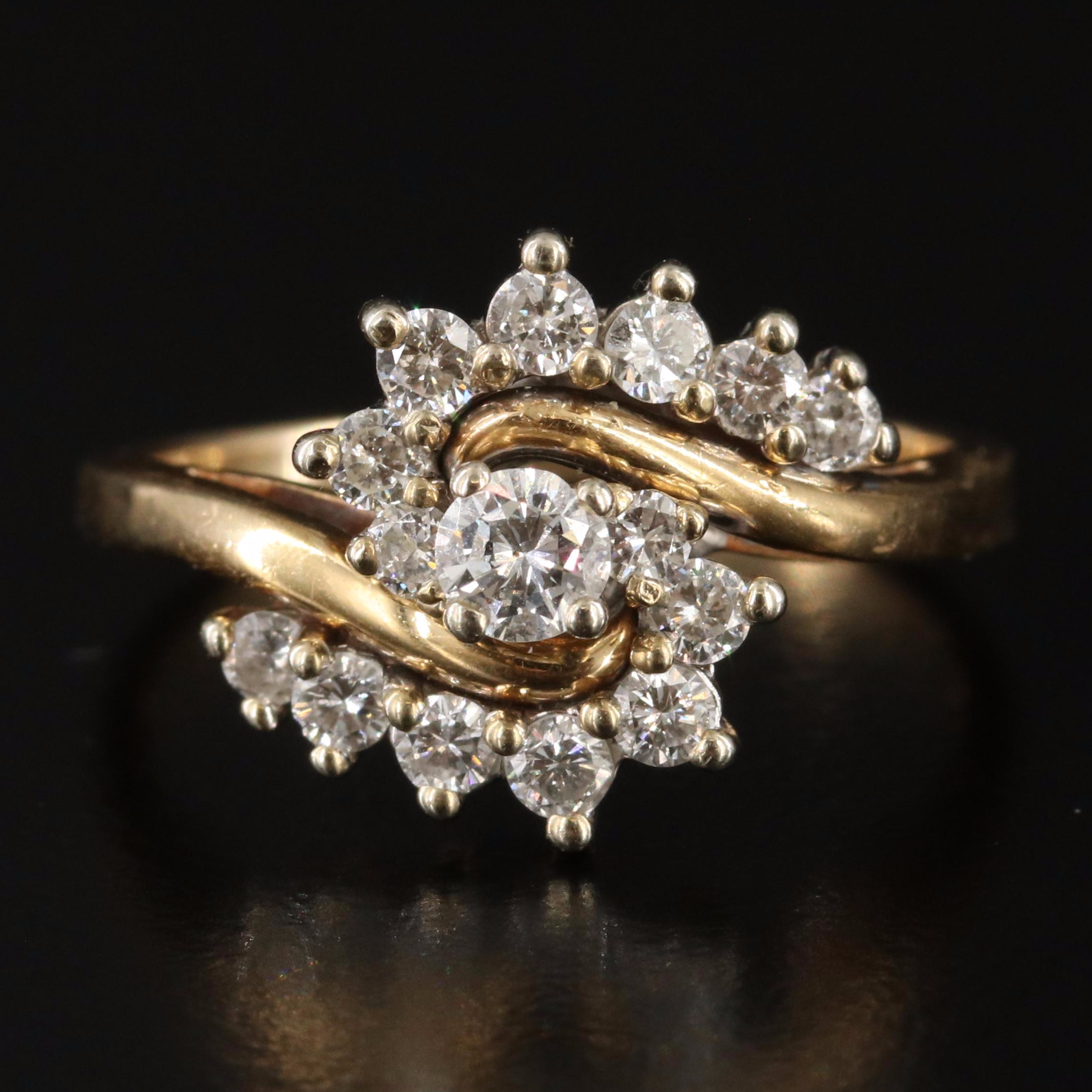 14K 0.53 CTW Diamond Ring