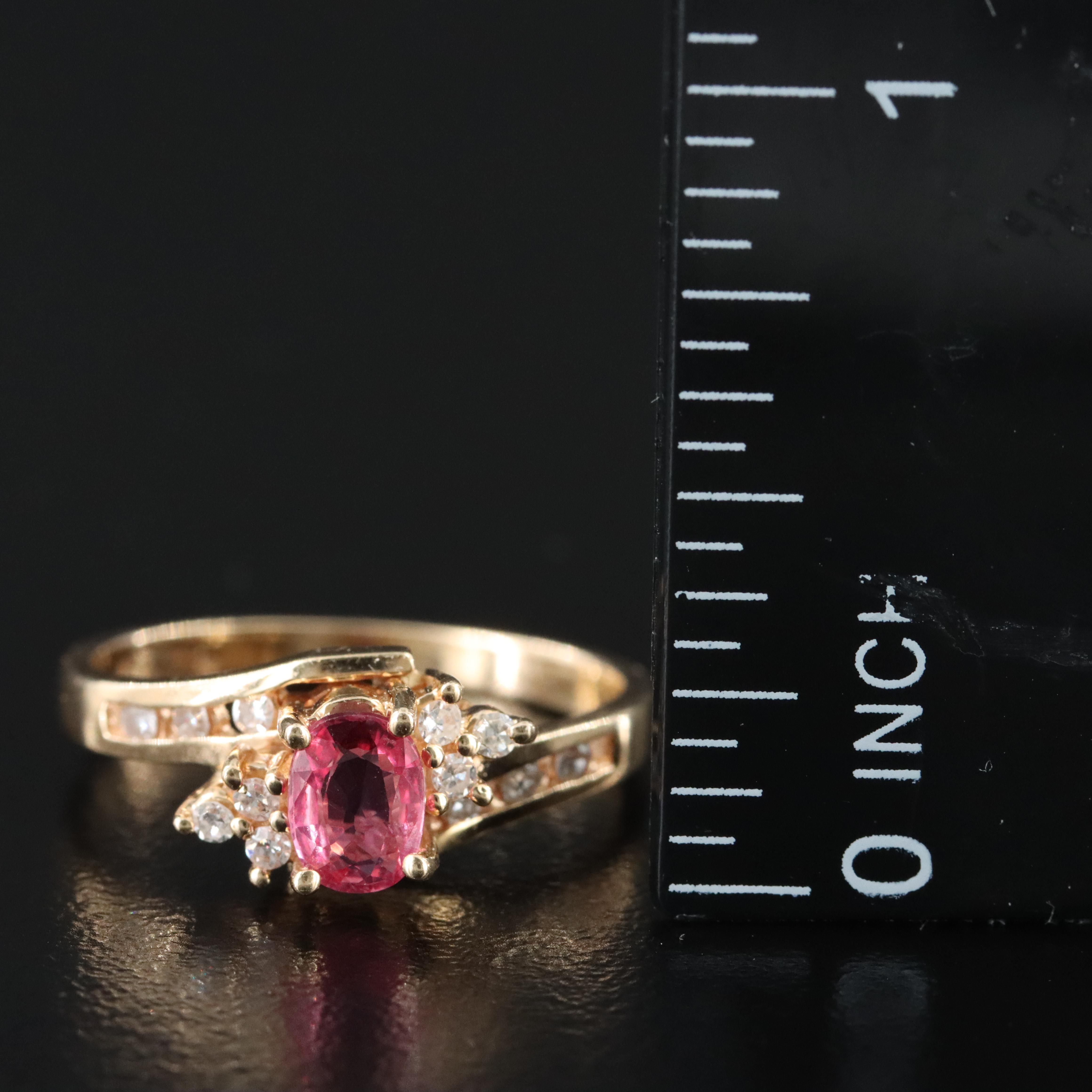 14K Ruby and Diamond Ring