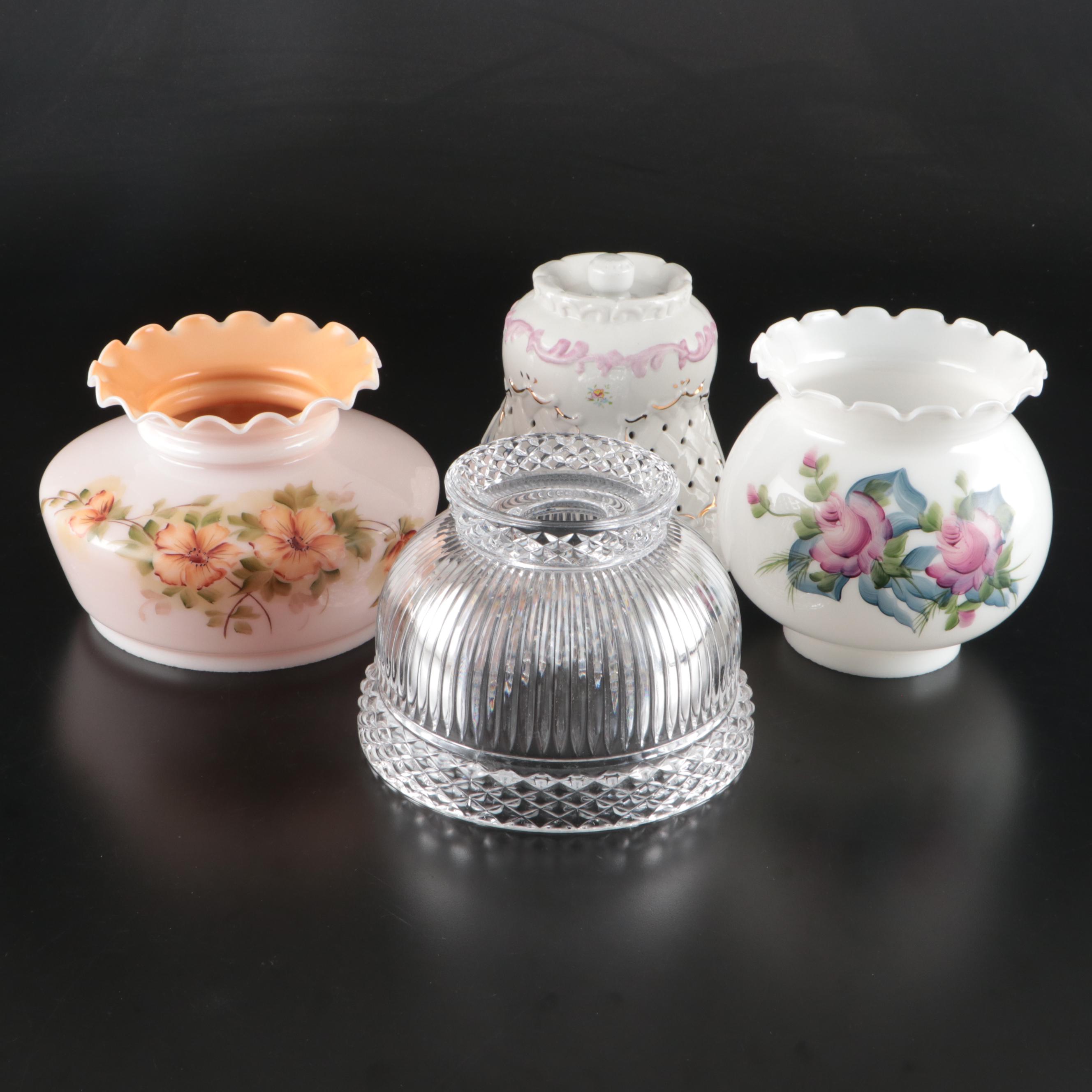 Fifth Avenue "Estate" Crystal Shade with Other Glass and Ceramic Lampshades