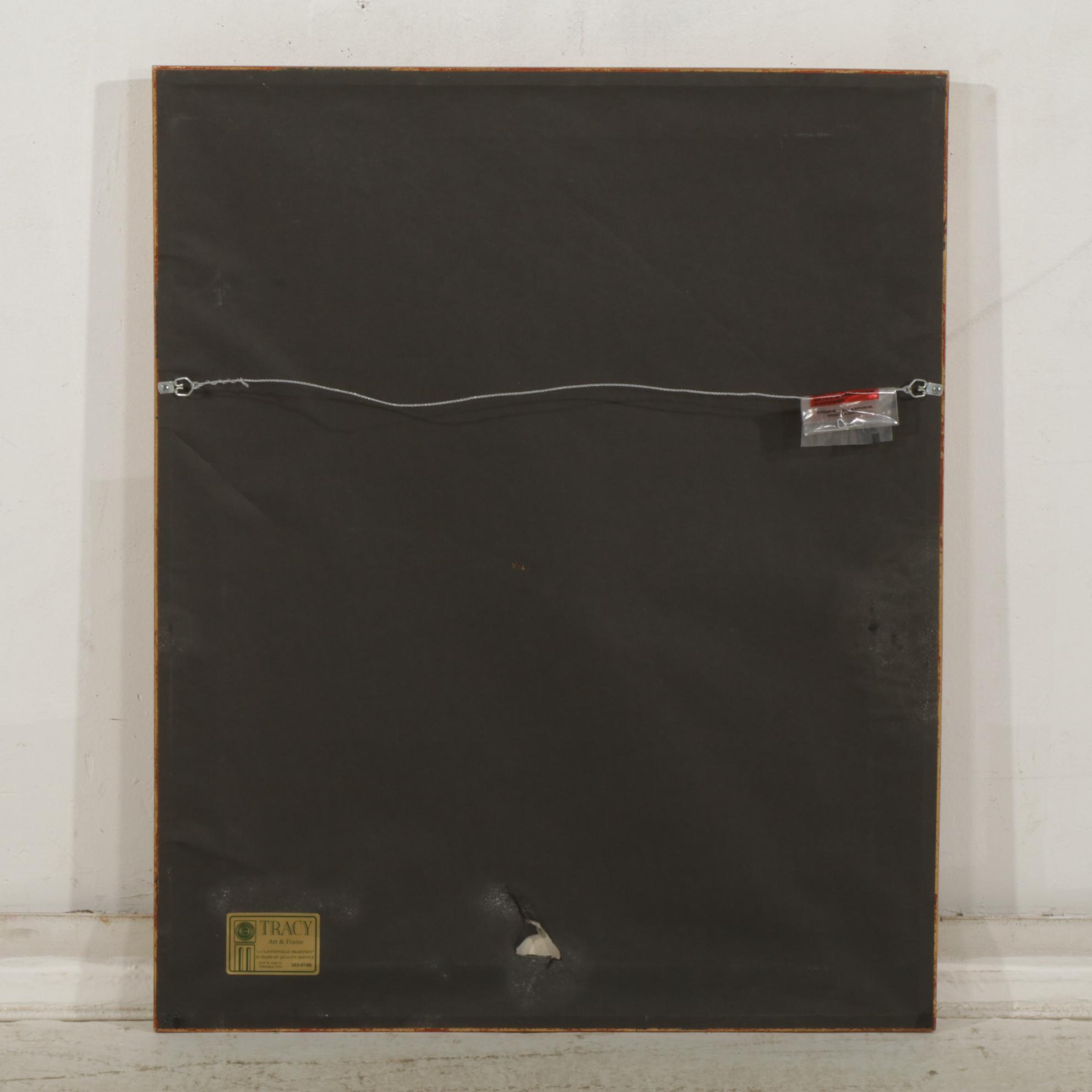 Linda Carmichael Rose Portrait Oil Painting, Late 20th Century