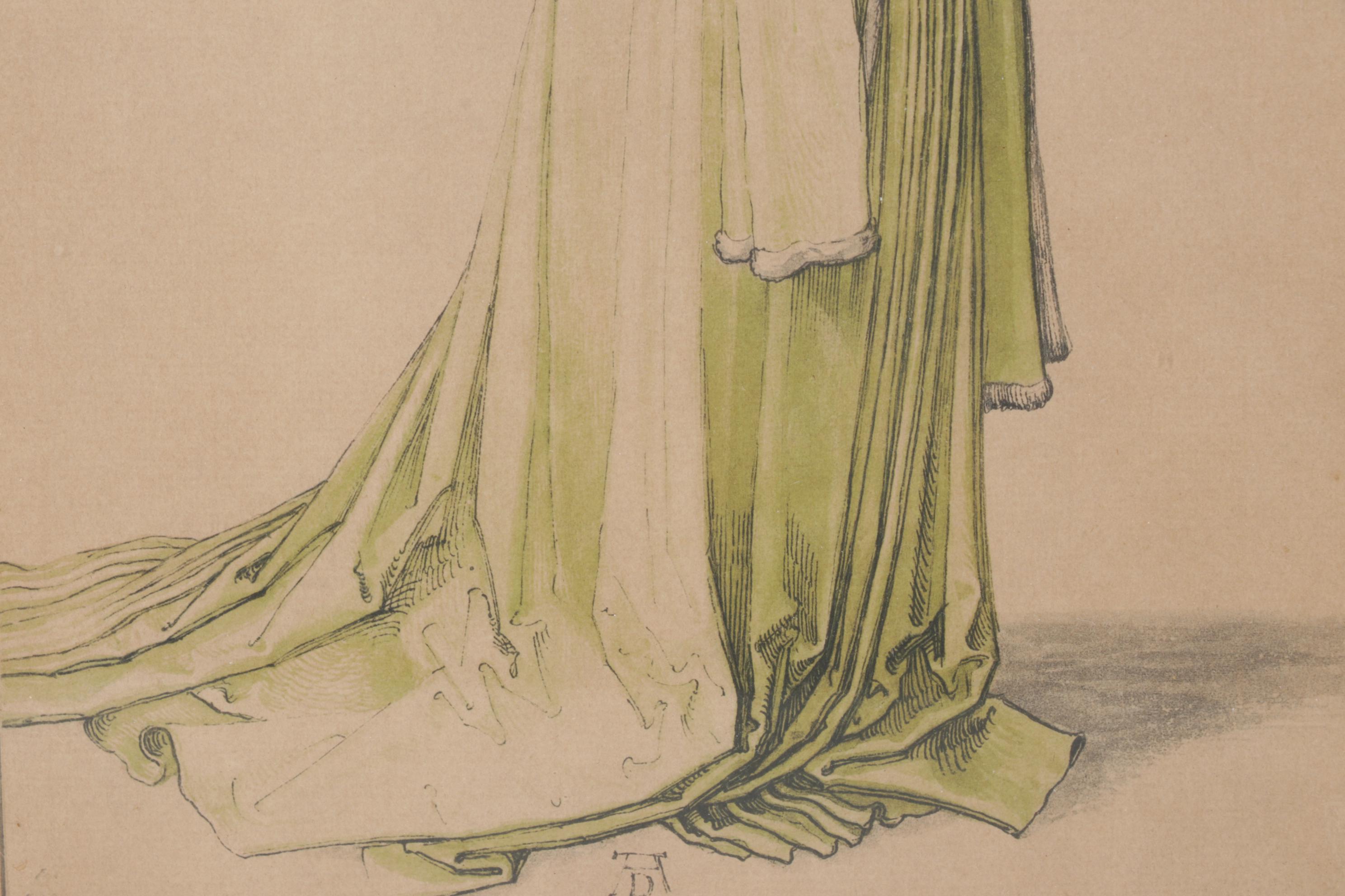 Albertina Facsimile Collotype After Albrecht Dürer, Early 20th C.