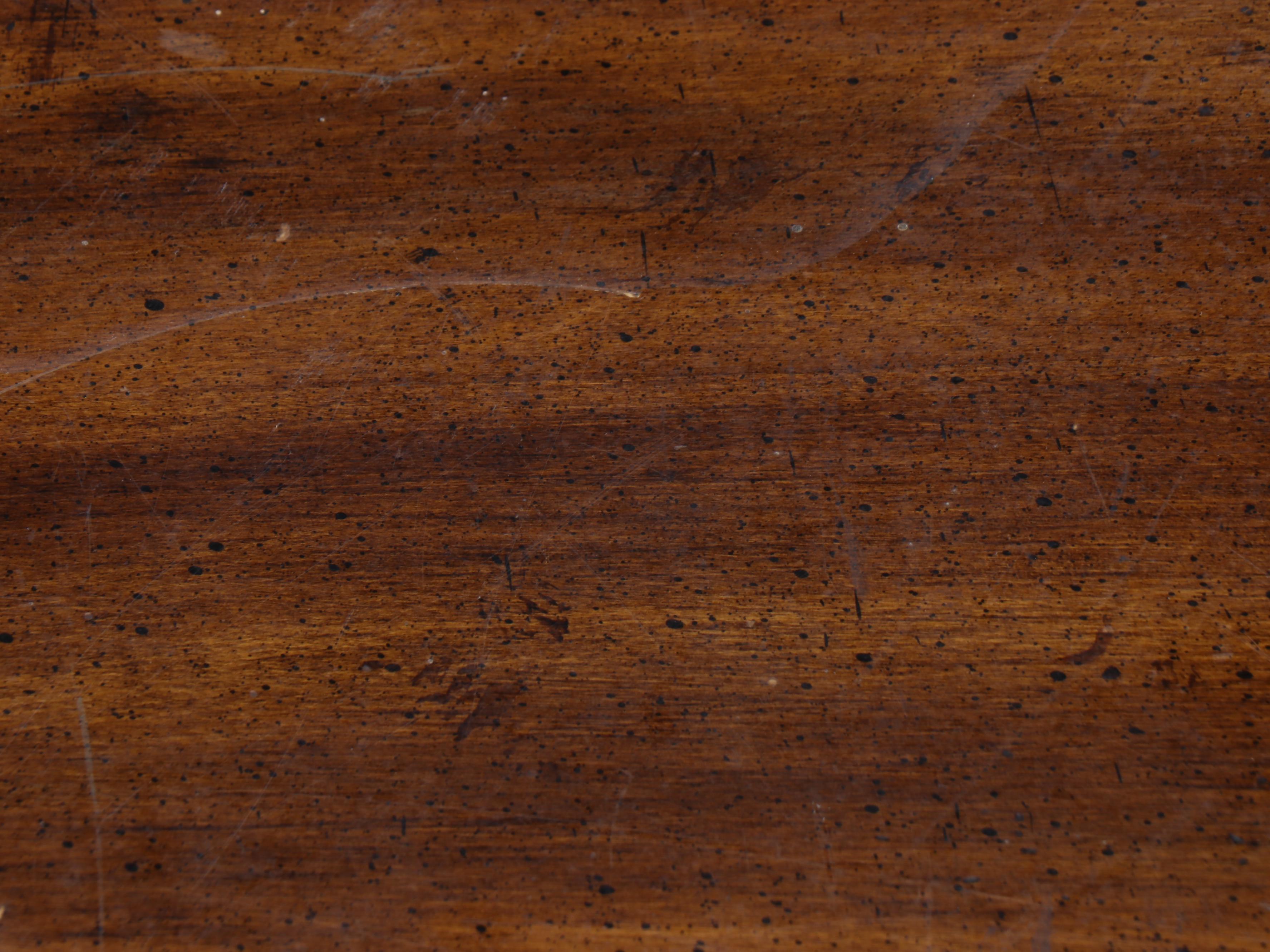 Campaign Style Walnut Veneered Nightstand with Faux Cane Doors, Late 20th C.