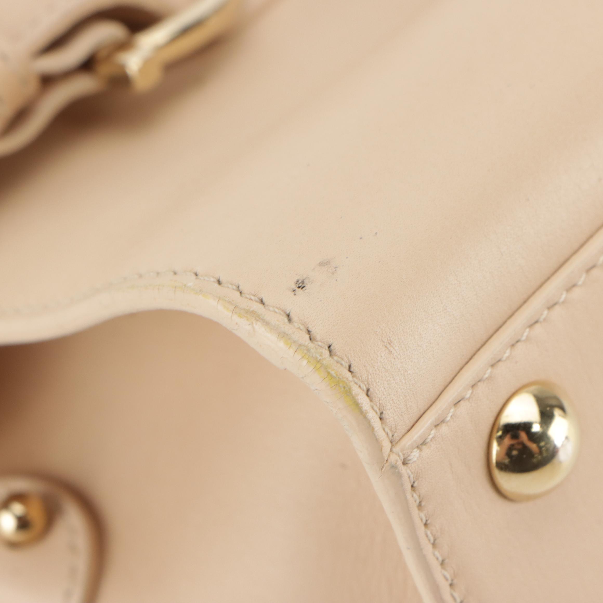 Salvatore Ferragamo Belted Gancini Flap Shoulder Bag in Alabaster Calf Leather