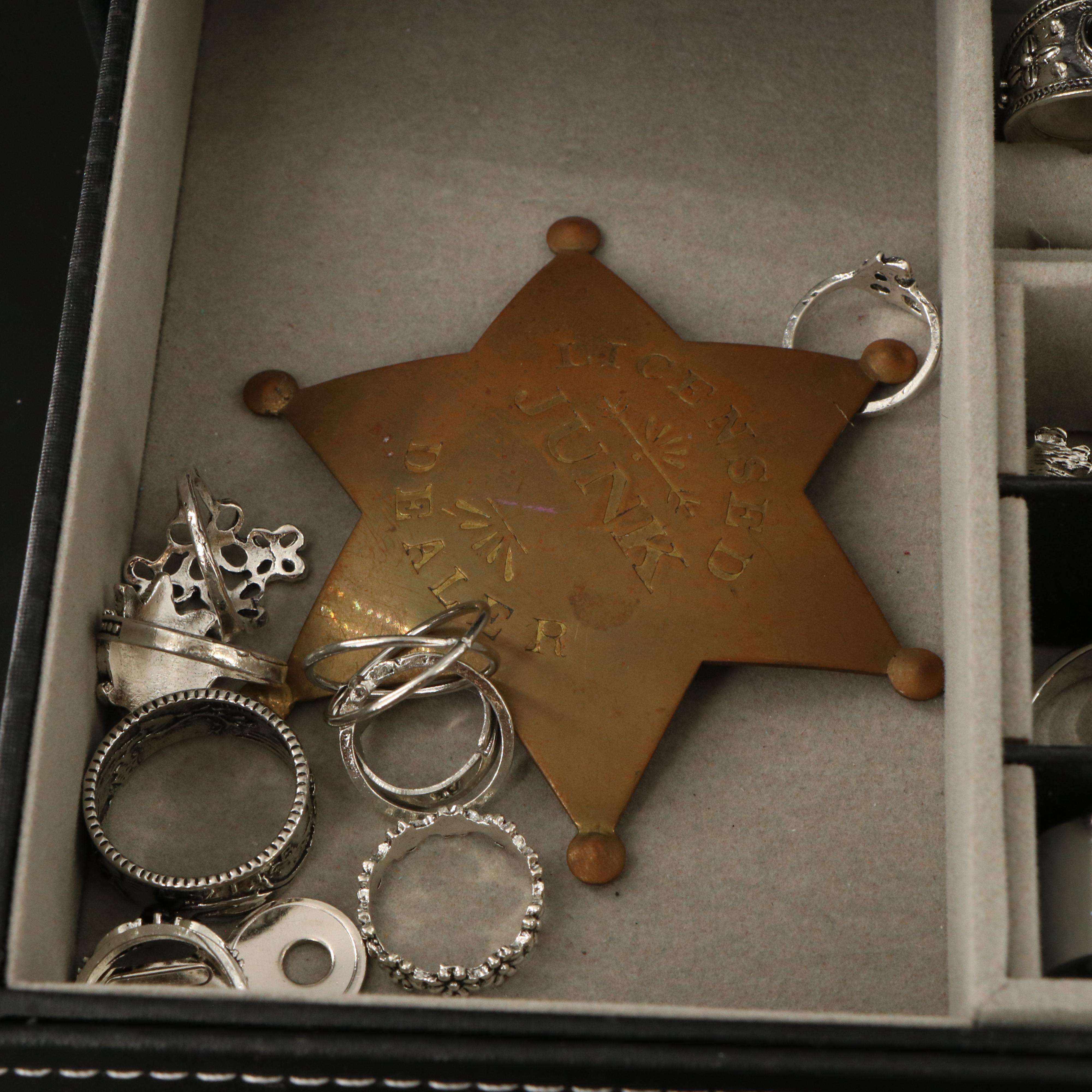 Collection of Quartz Wristwatches Featuring Geneva with Jewelry and Coins